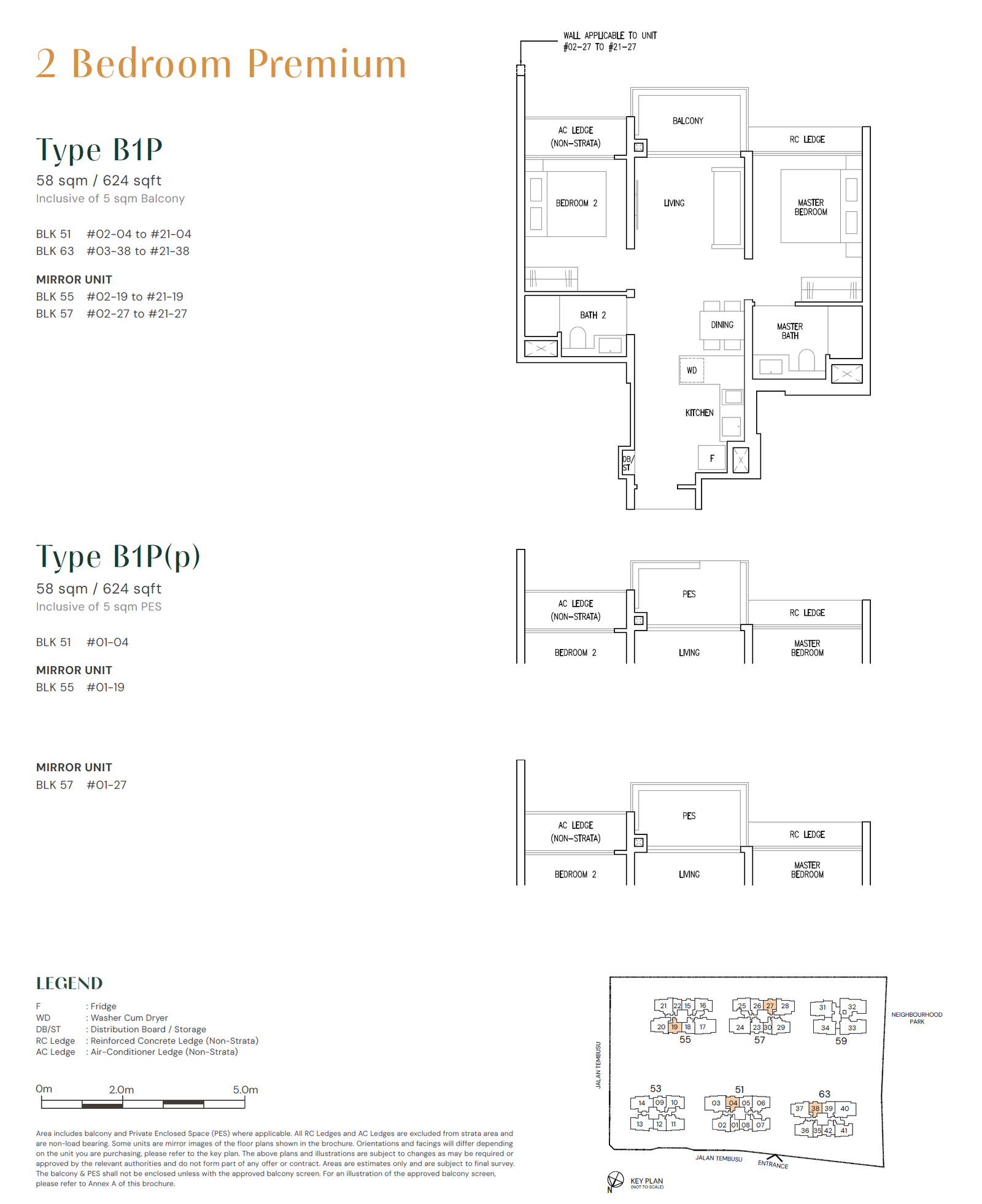 Emerald of Katong 嘉乐轩 B1P 户型图