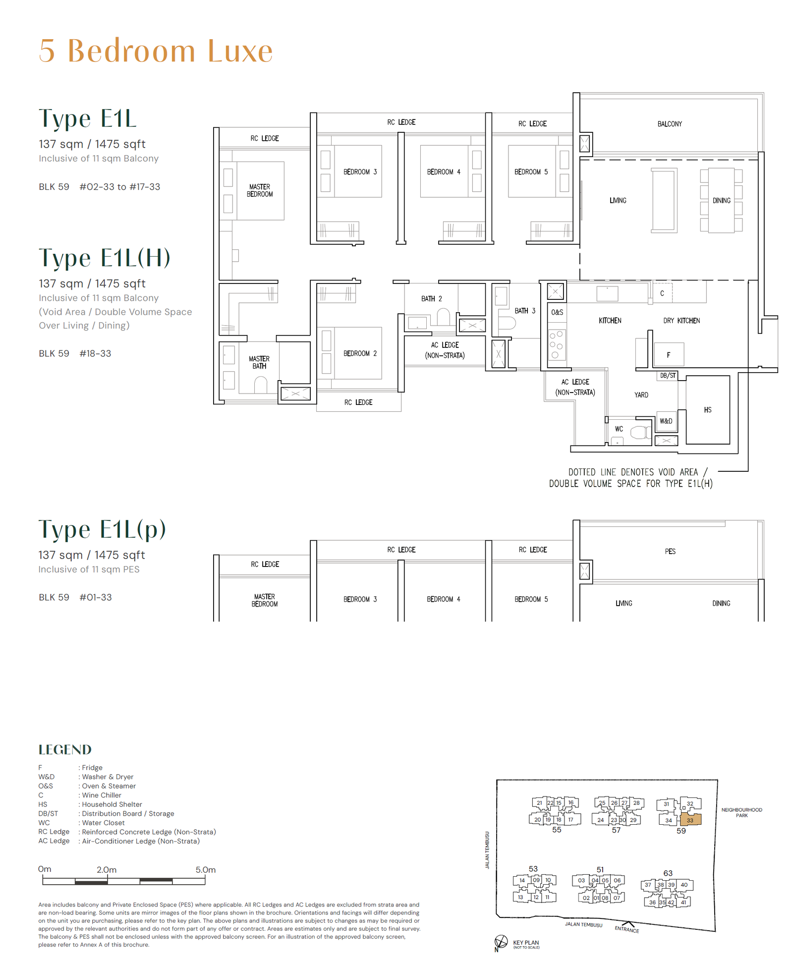 Emerald of Katong E1L floor plan