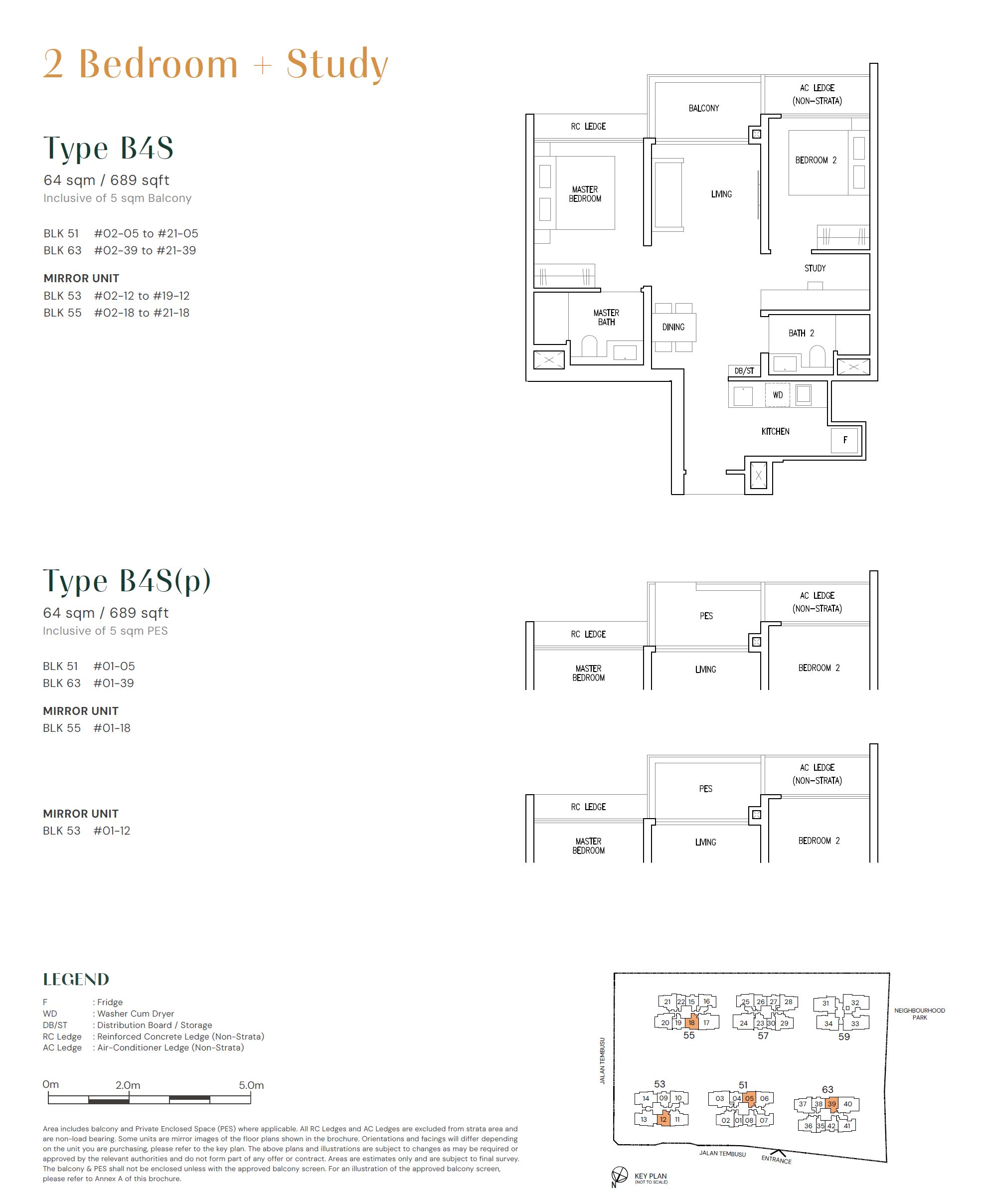 Emerald of Katong 嘉乐轩 B4S(p) 户型图