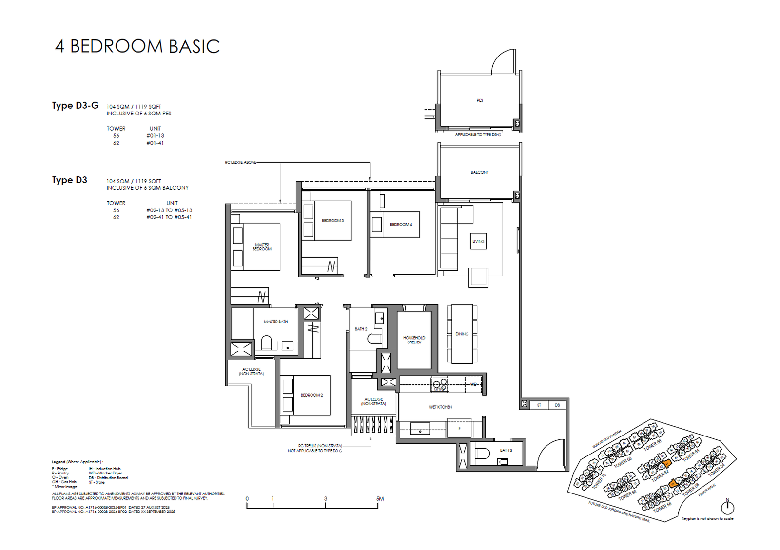 Faber Residence D3 户型图