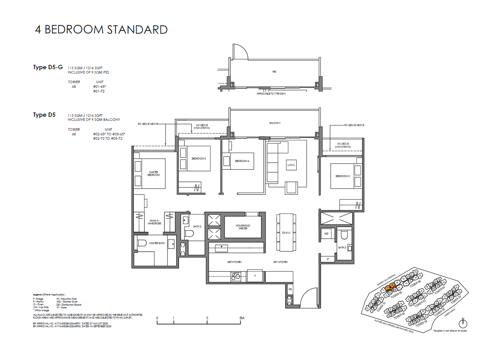 Faber Residence D5 户型图
