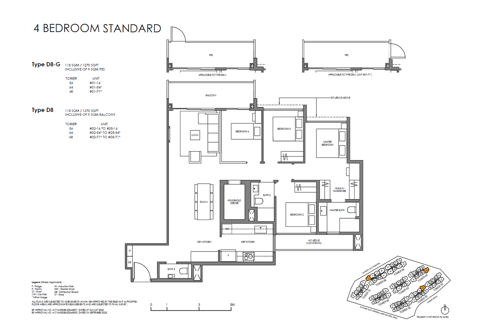 Faber Residence D8-G 户型图