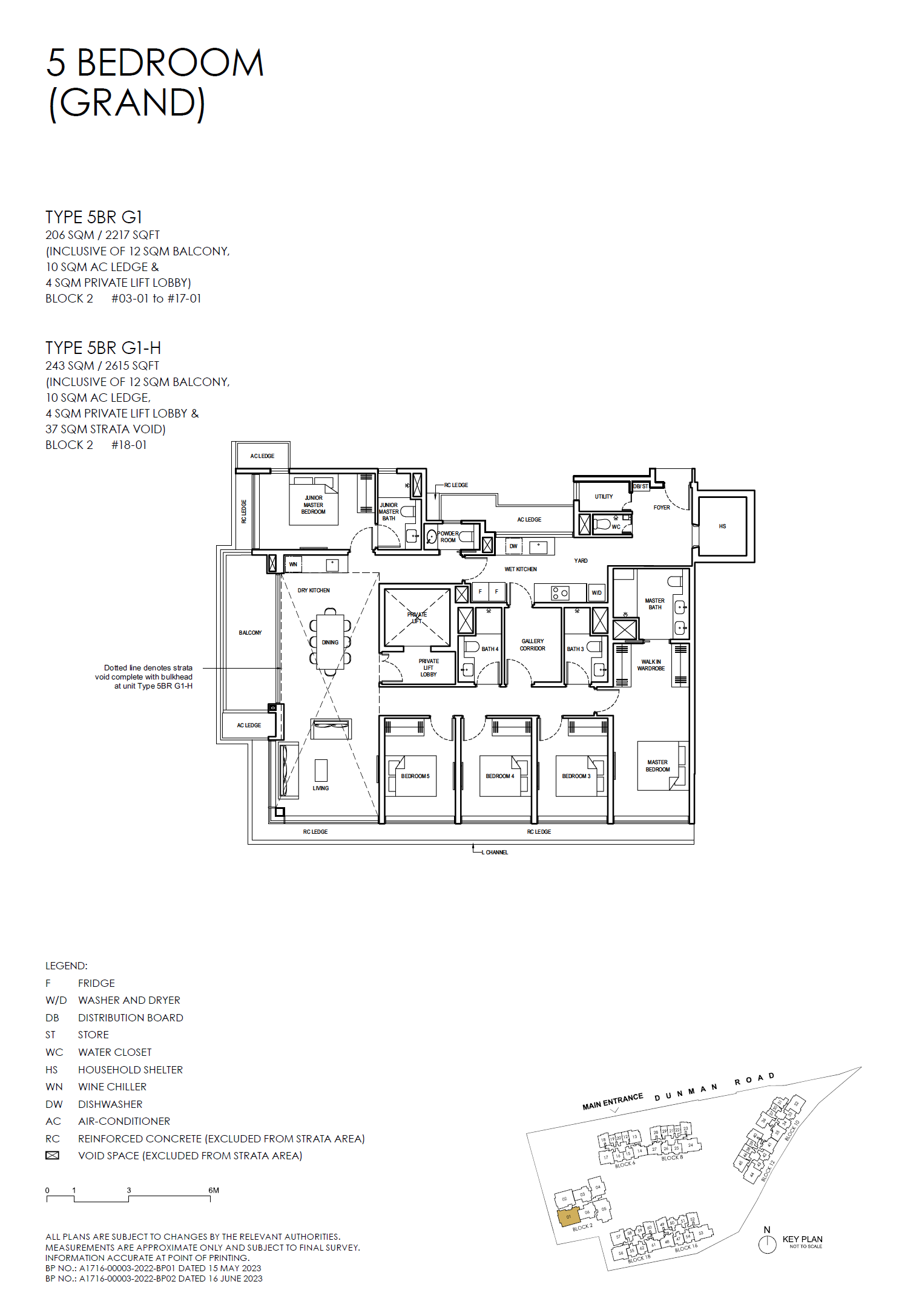 Grand Dunman 名门世家 5BR G1 户型图