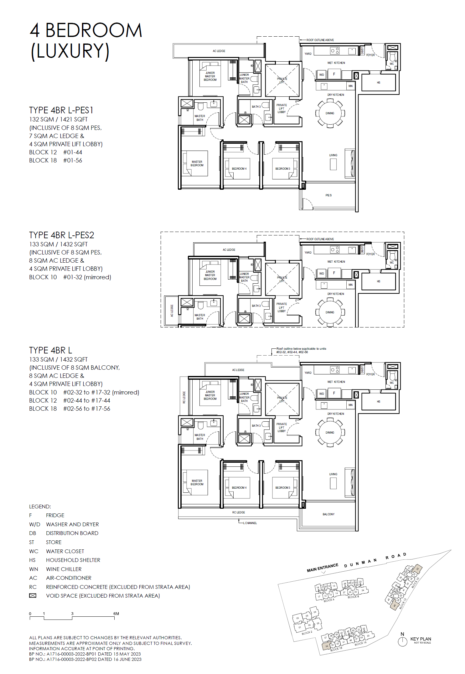 Grand Dunman 名门世家 4BR L 户型图
