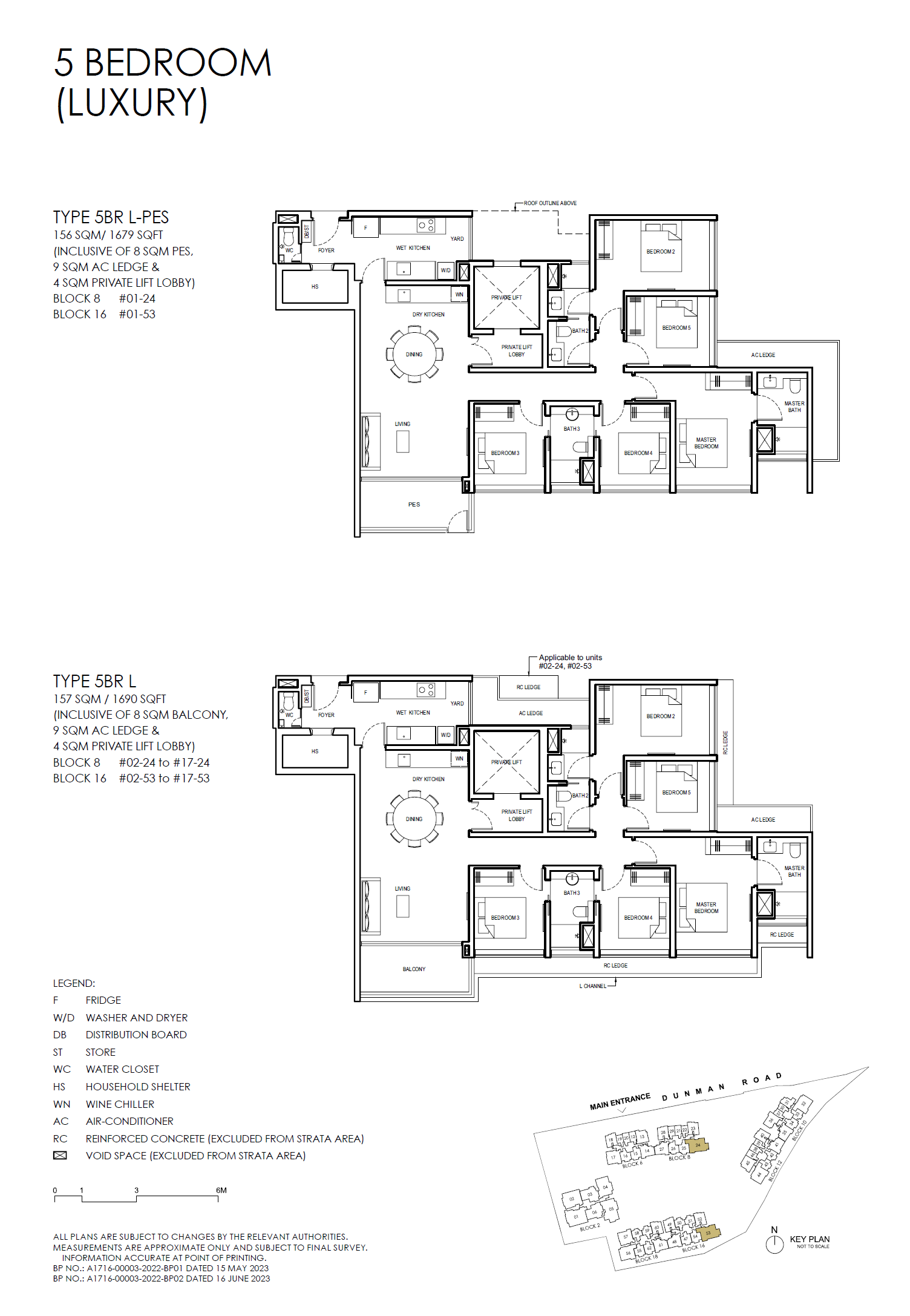 Grand Dunman 名门世家 5BR L 户型图