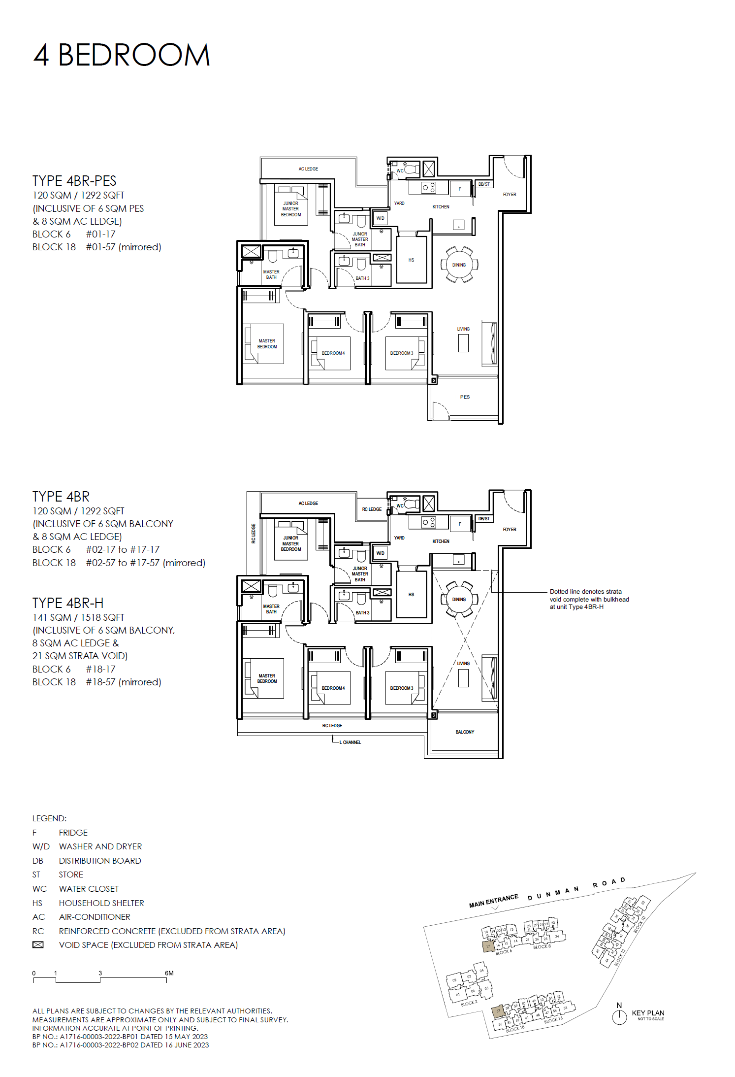 Grand Dunman 名门世家 4BR-PES 户型图