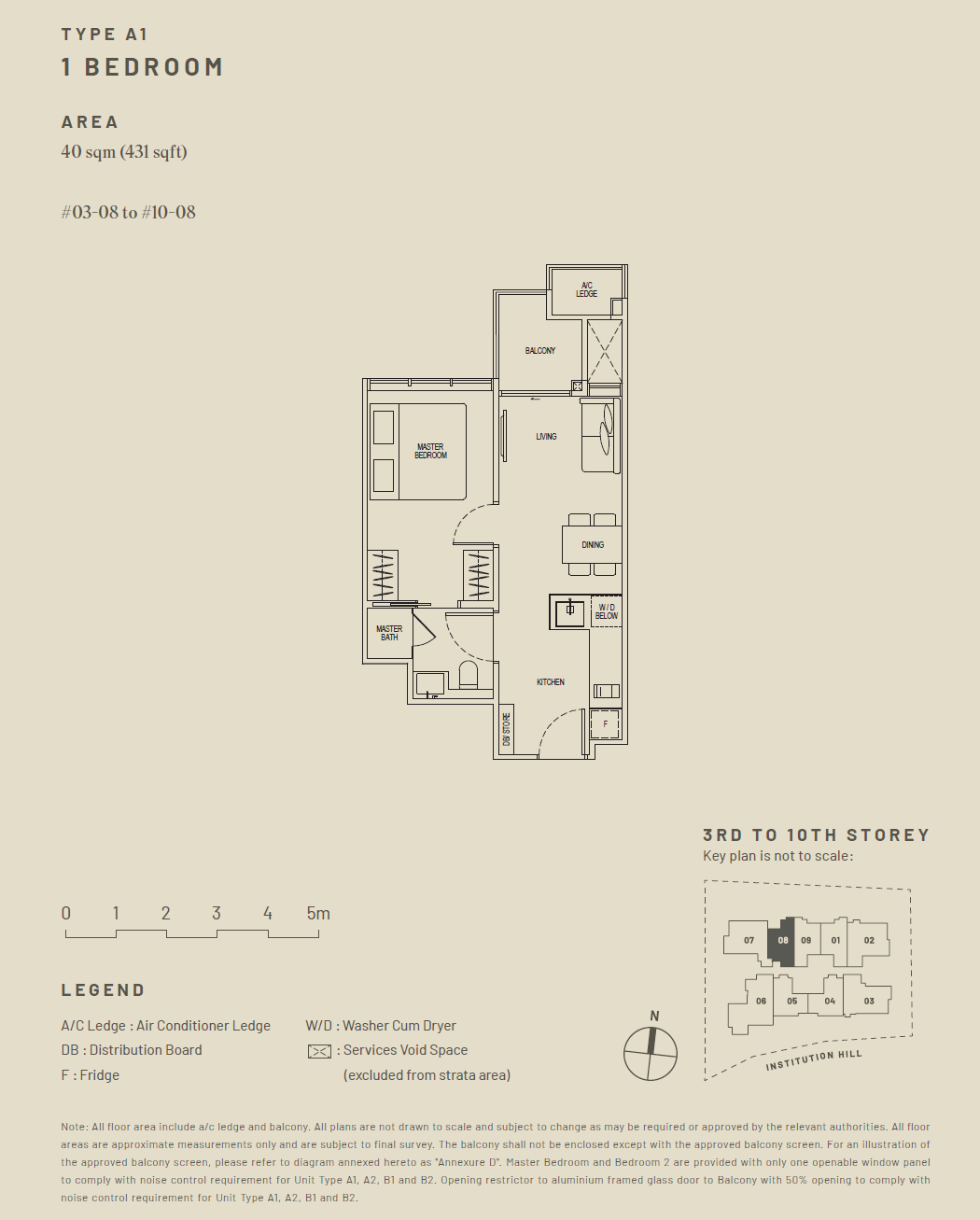 Hill House A1 户型图