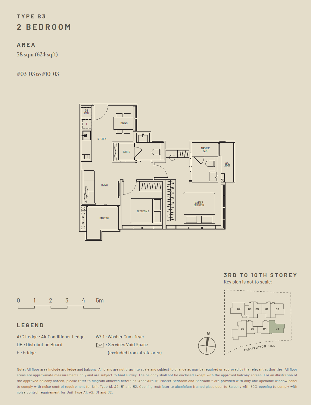Hill House B3 户型图