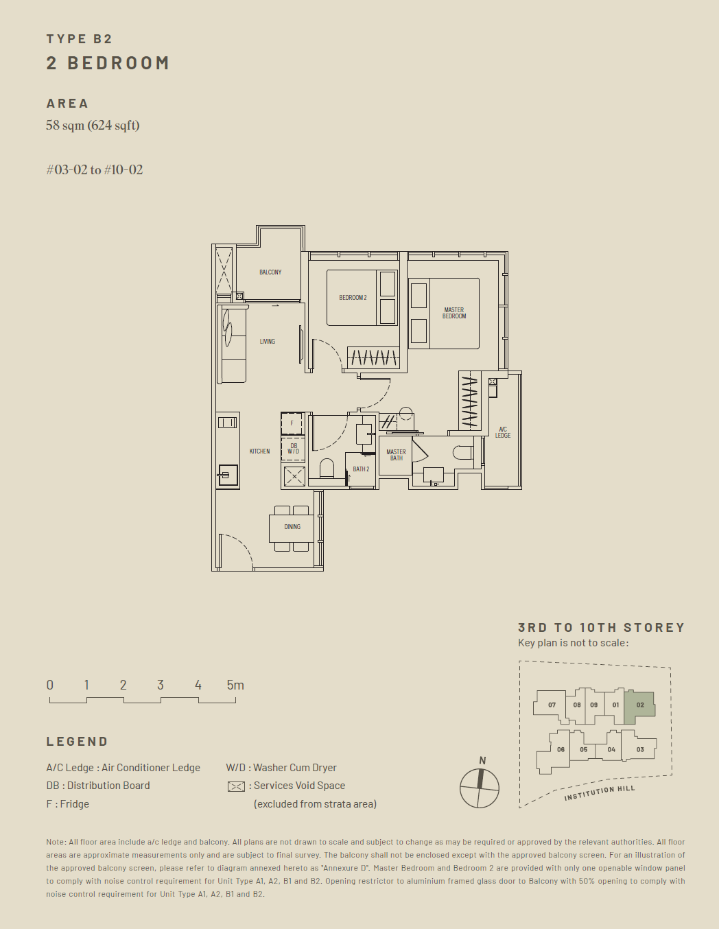 Hill House B2 户型图