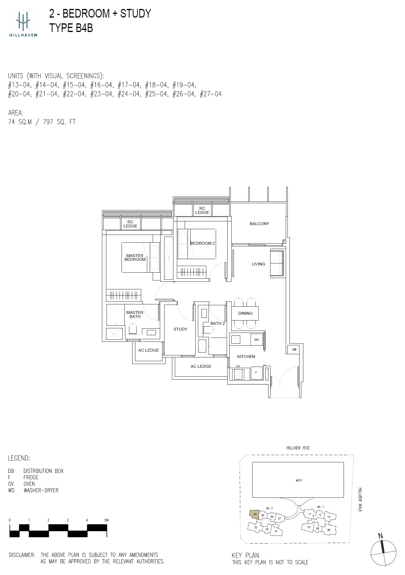 Hillhaven B4B floor plan