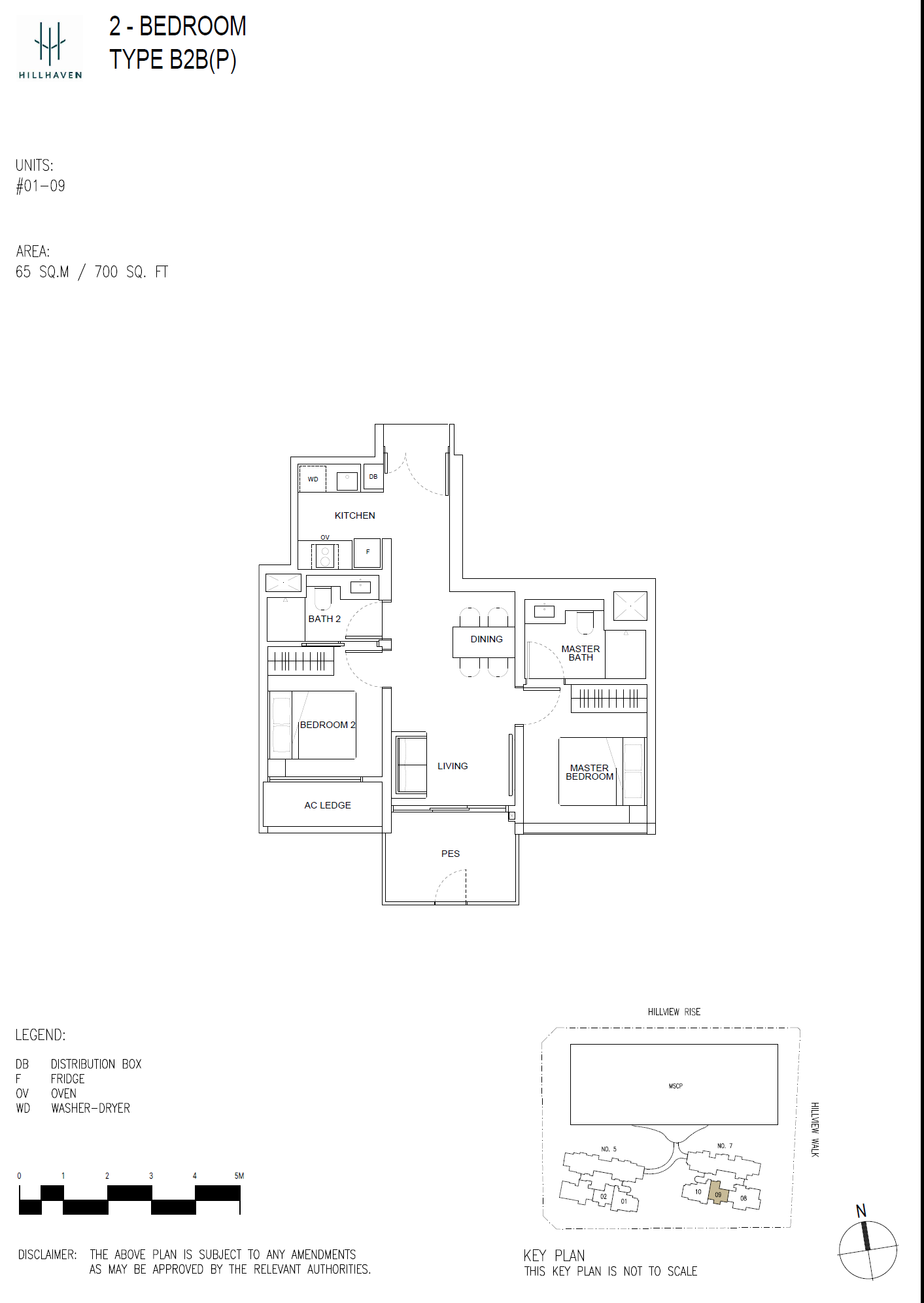Hillhaven B2B(P) floor plan