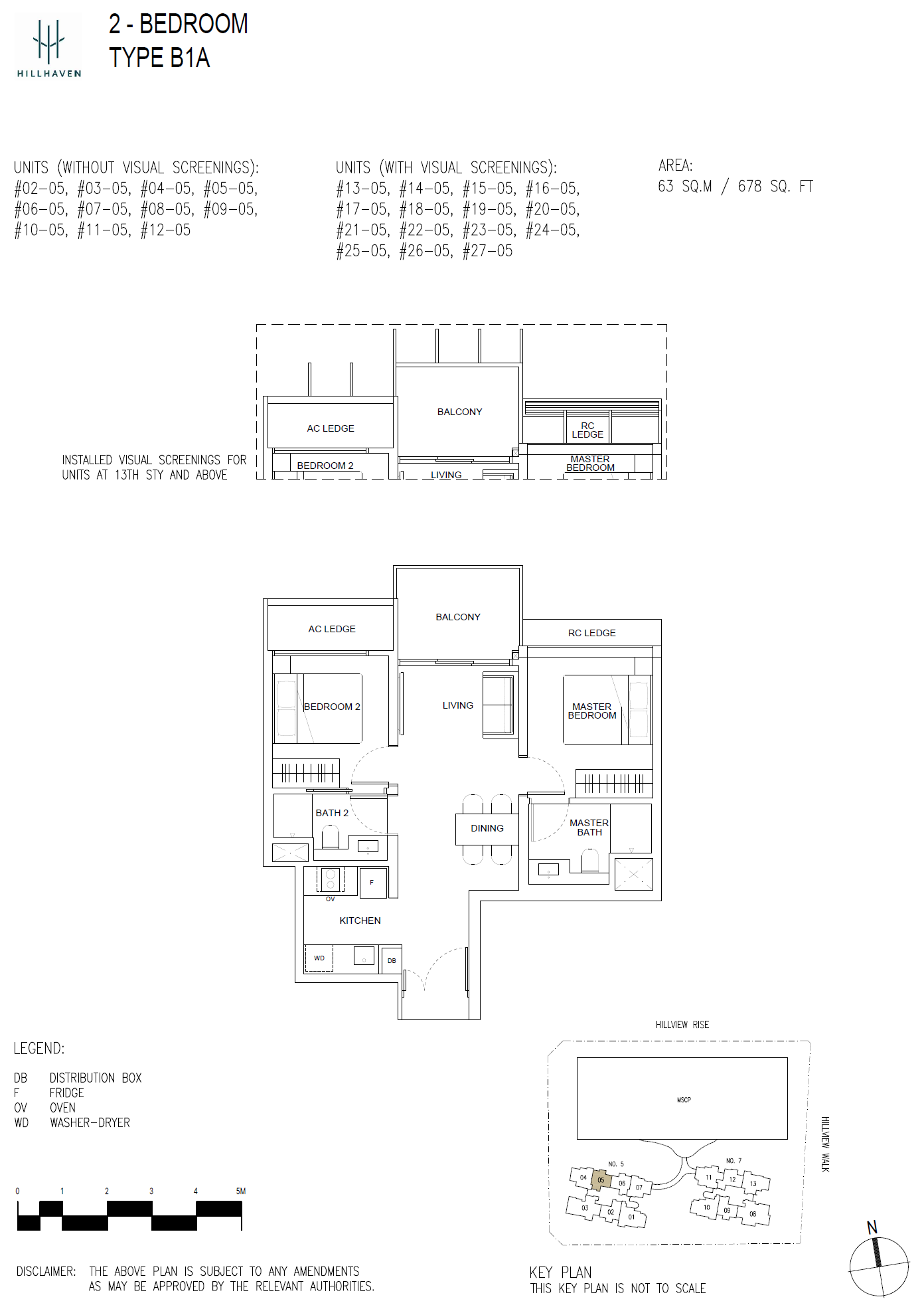 Hillhaven B1A floor plan