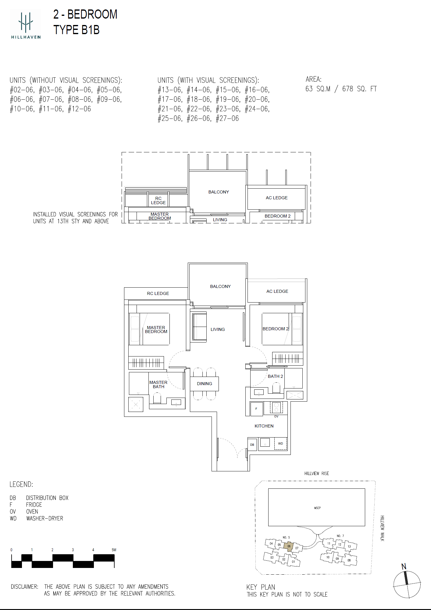 Hillhaven B1B floor plan