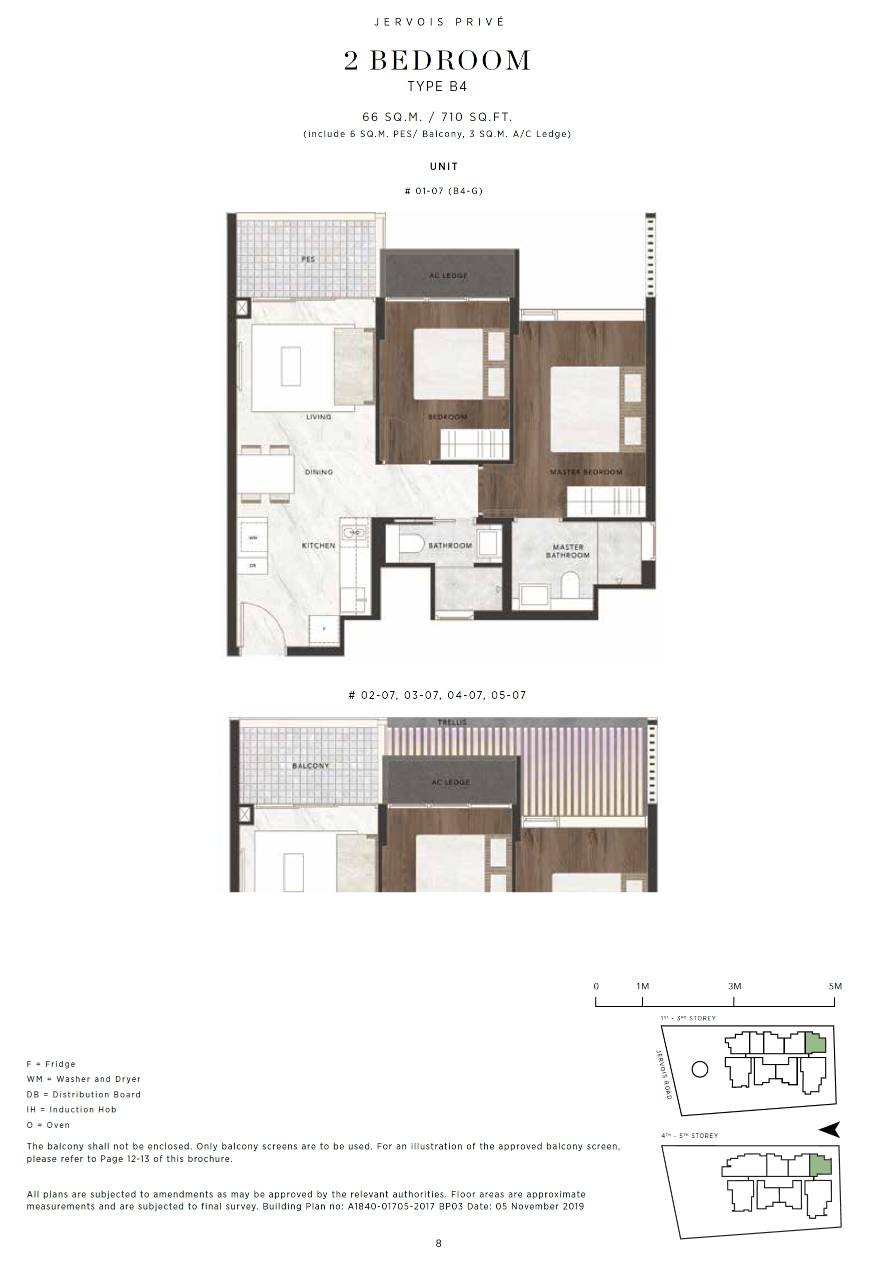 Jervois Privé floor plan
