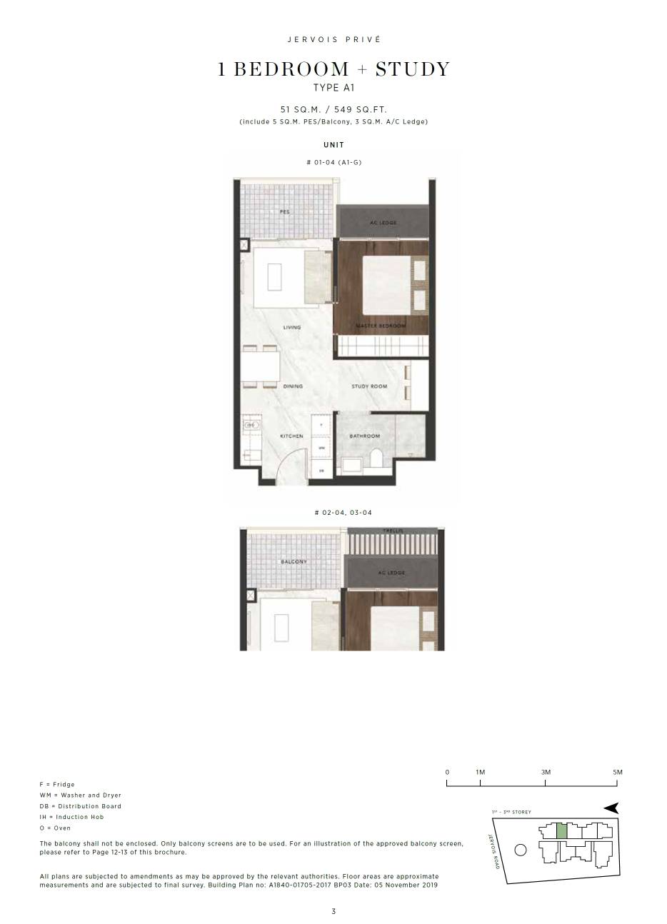 Jervois Privé floor plan