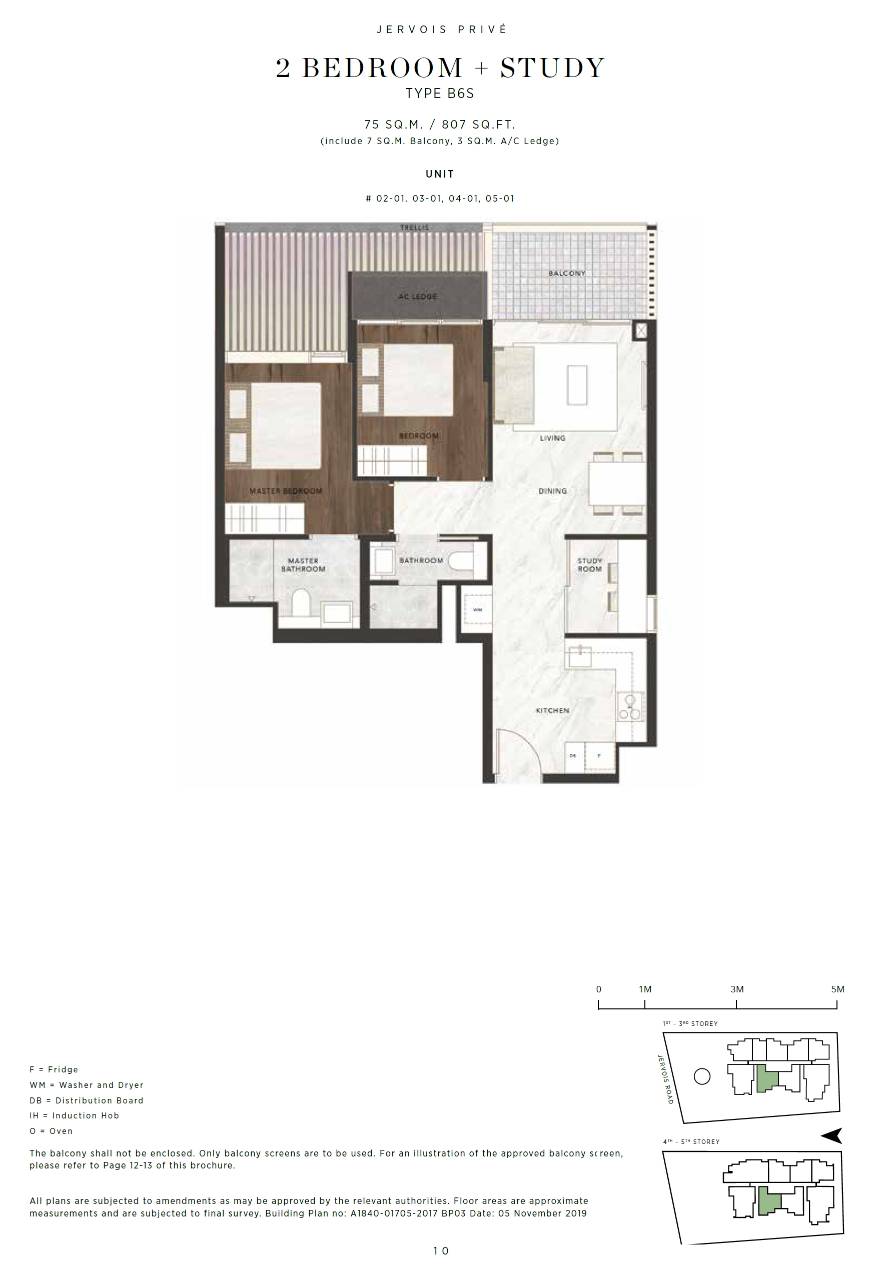 Jervois Privé floor plan