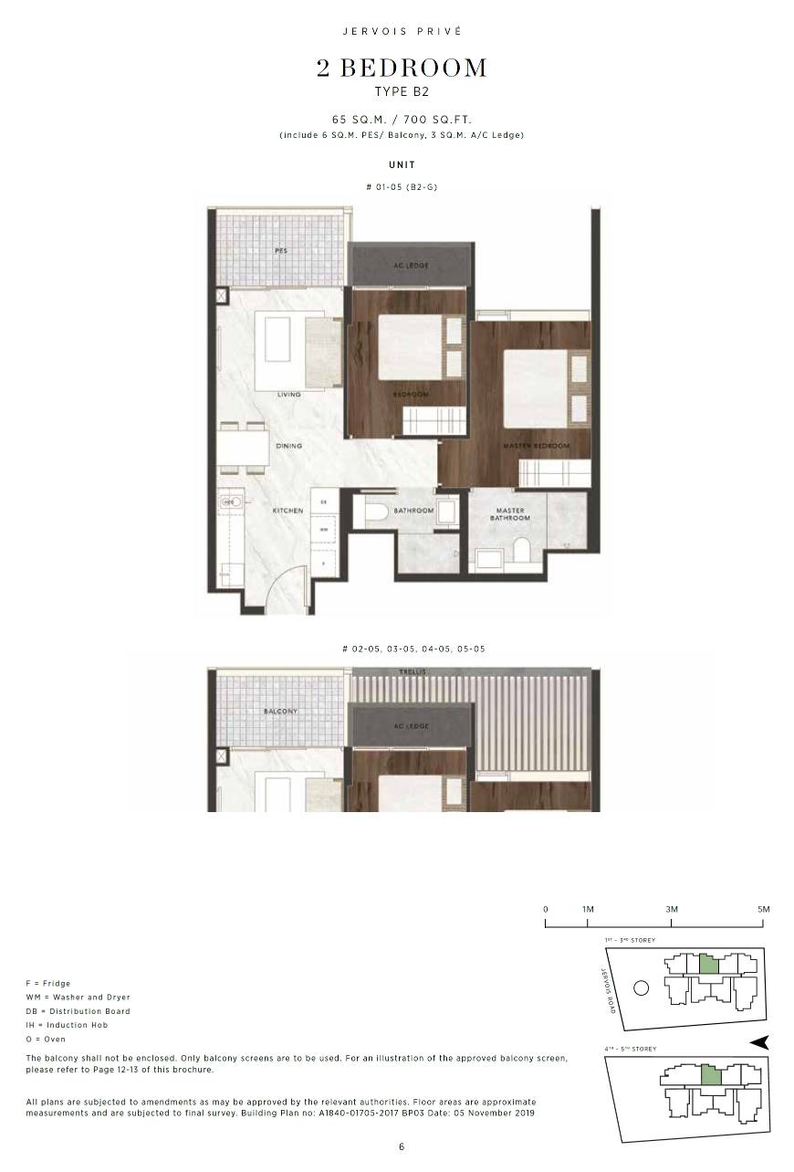 Jervois Privé floor plan