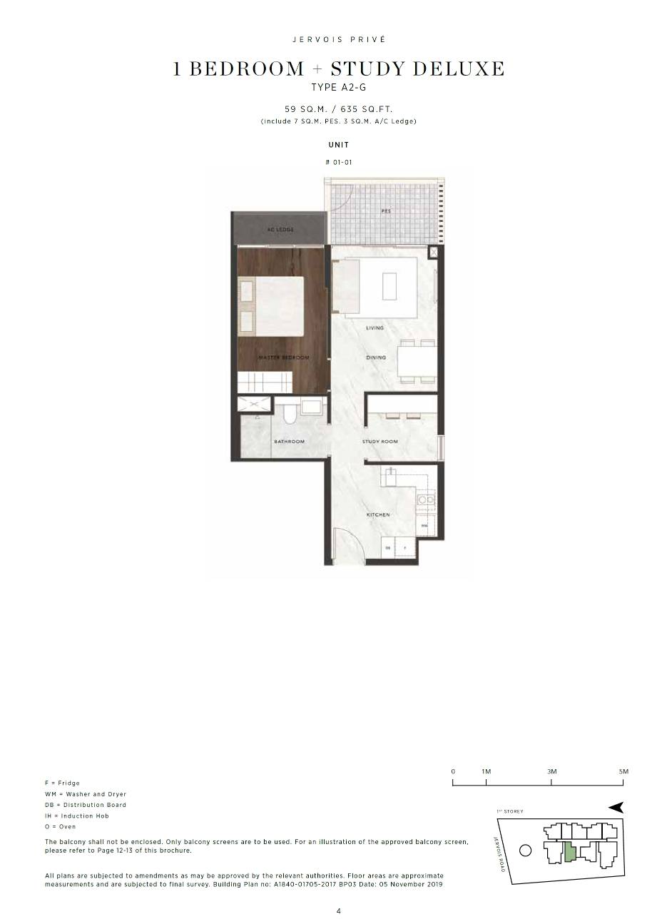 Jervois Privé floor plan