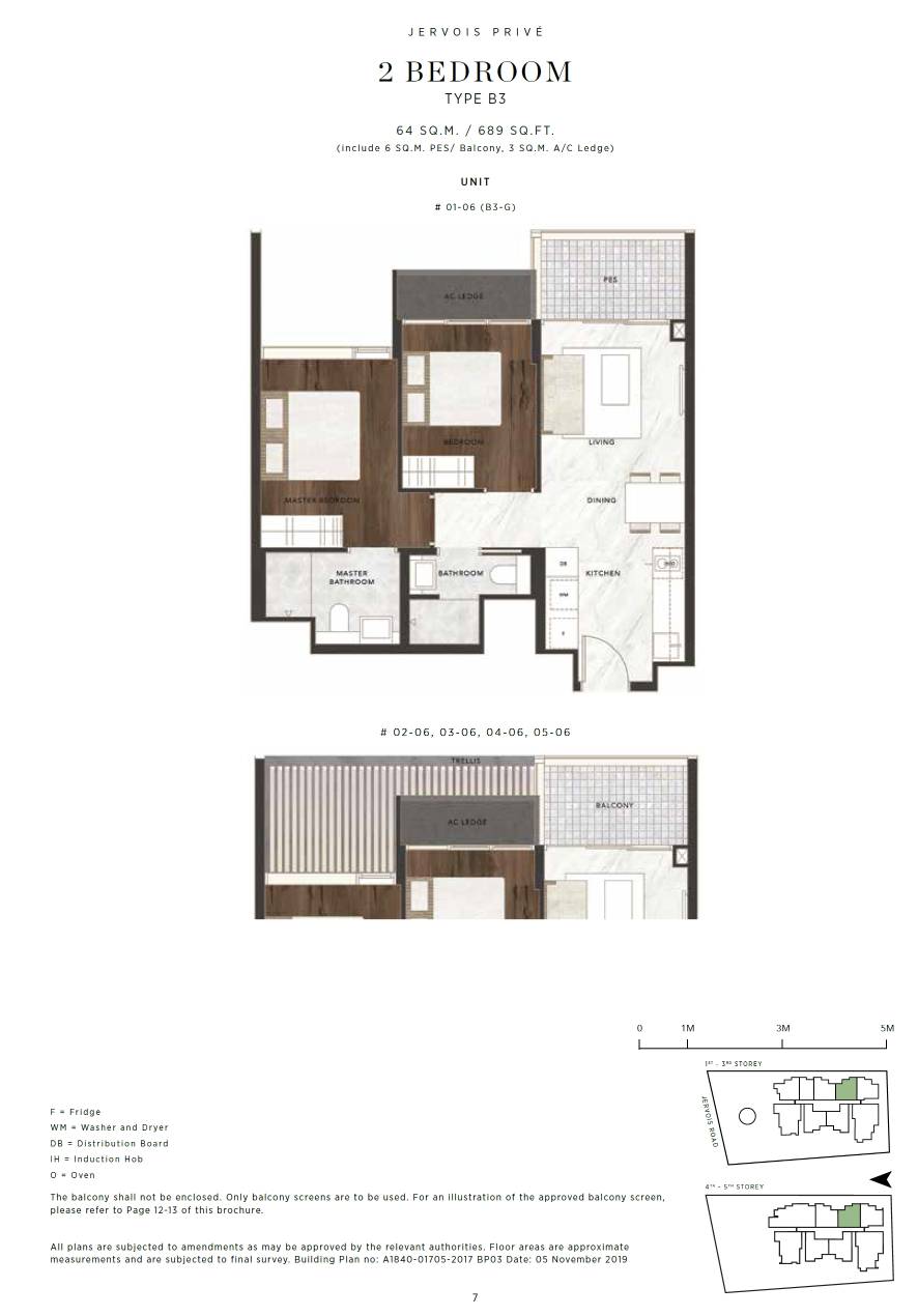 Jervois Privé floor plan