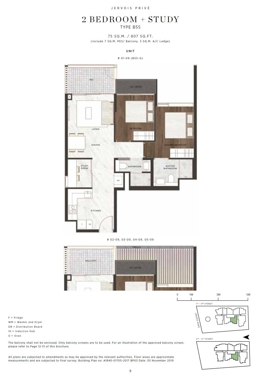 Jervois Privé floor plan