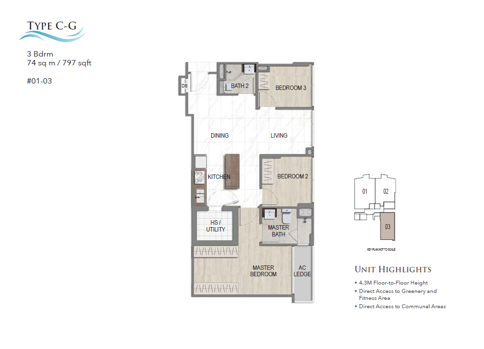 K Suites Type C-G floor plan