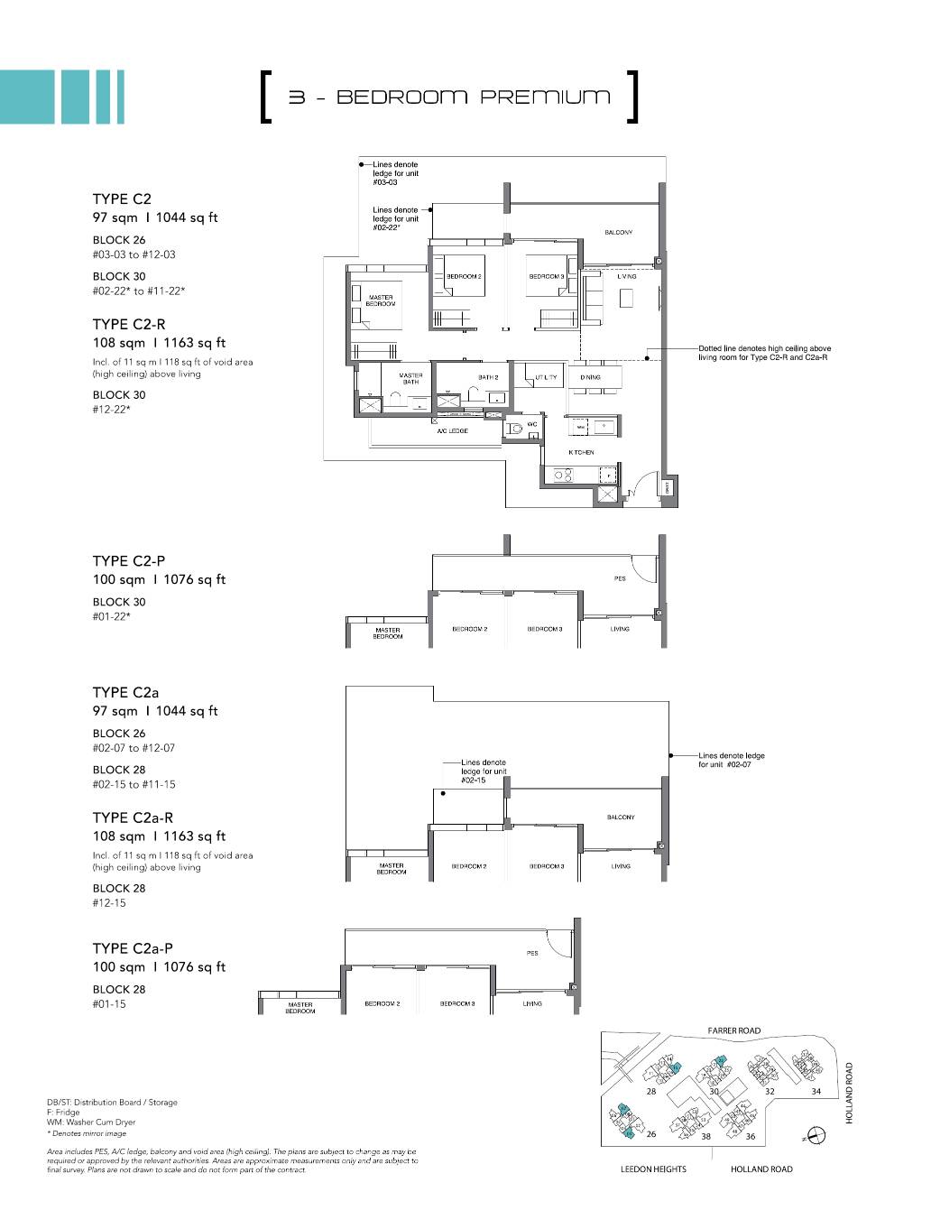 Leedon Green 绿墩雅苑 C2a-P 户型图
