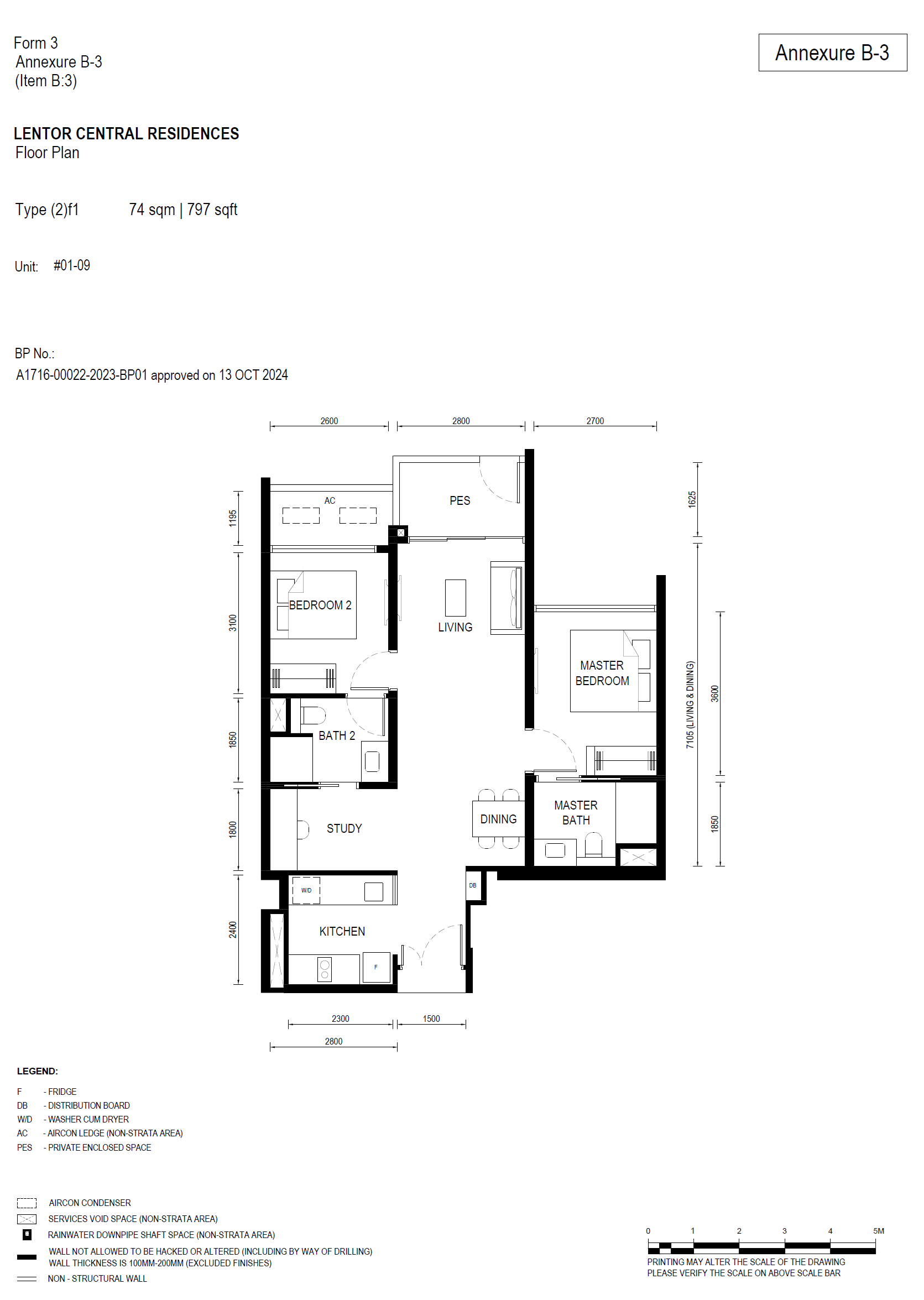 Lentor Central Residences floor plan