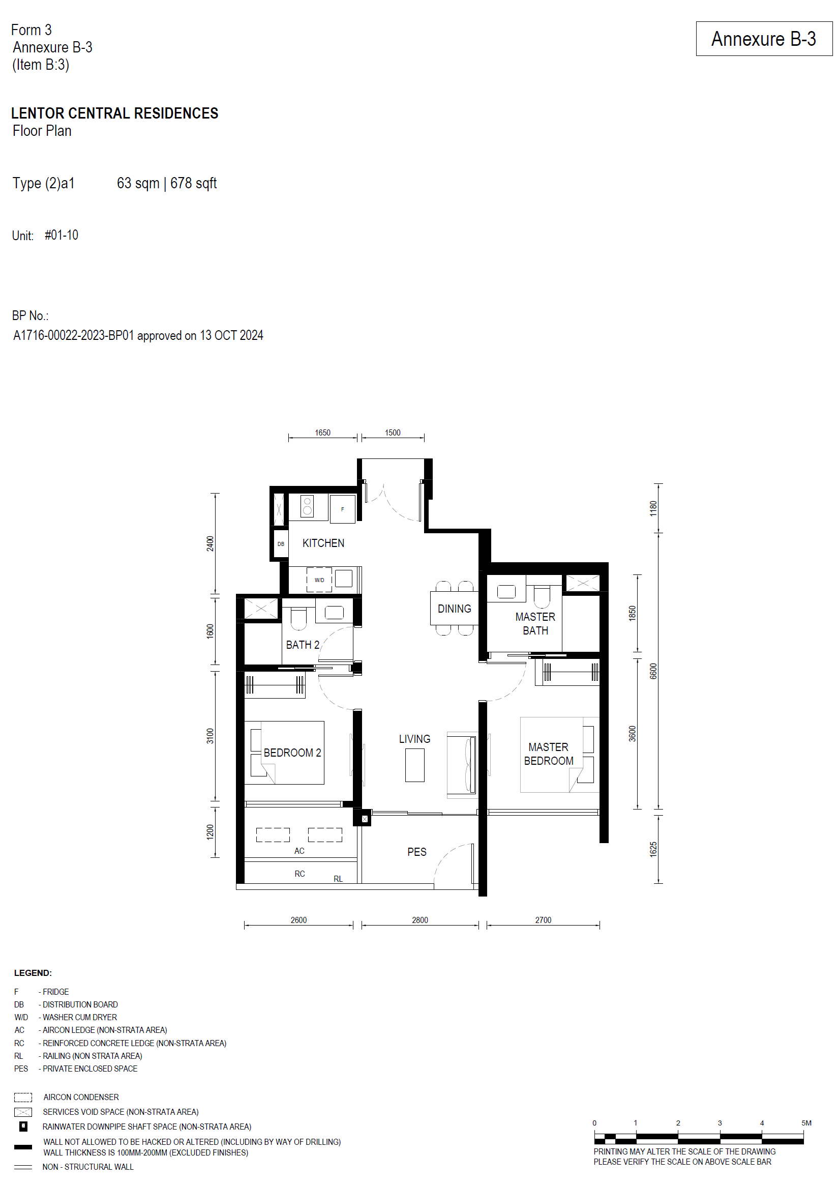 Lentor Central Residences floor plan