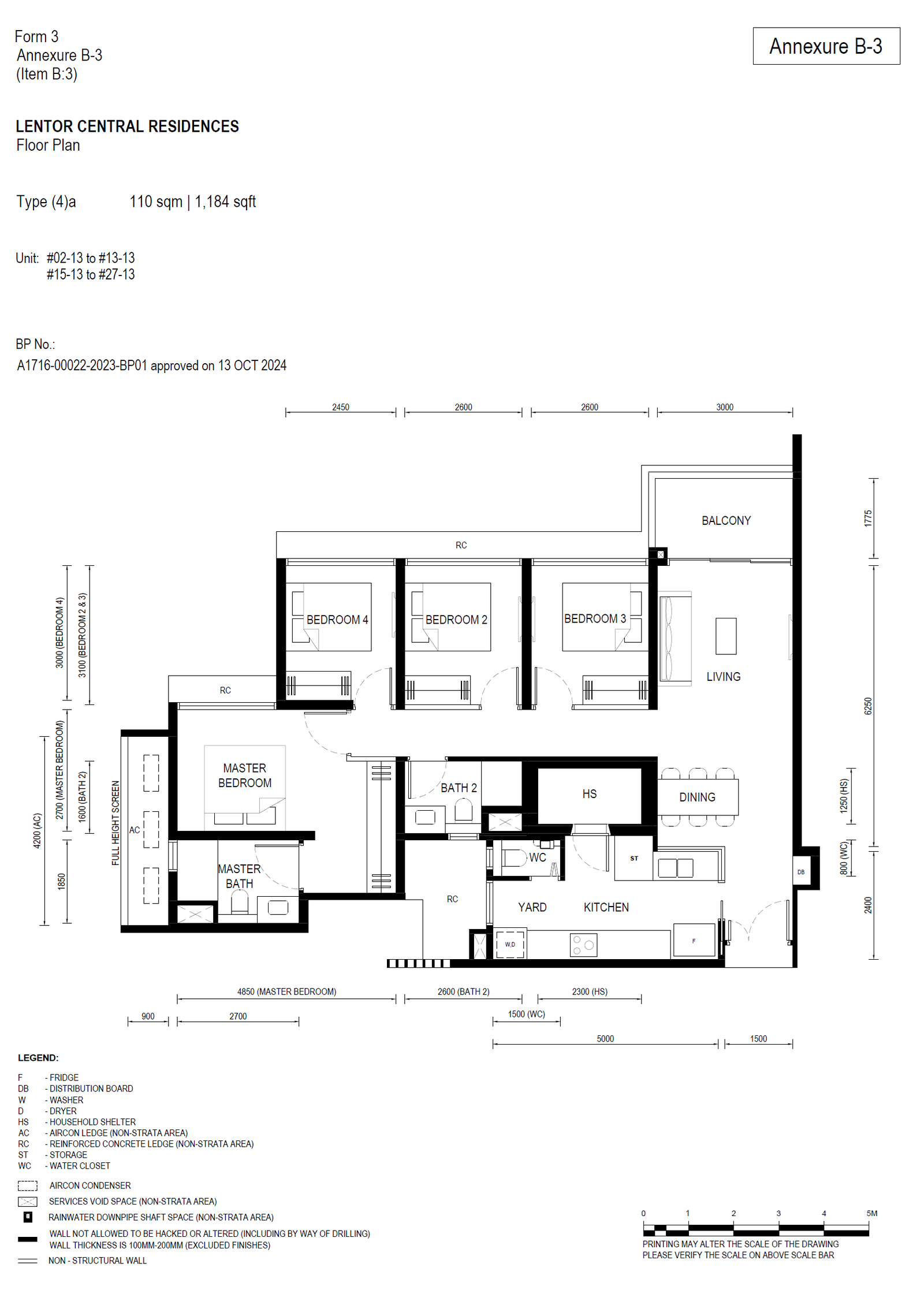 Lentor Central Residences floor plan