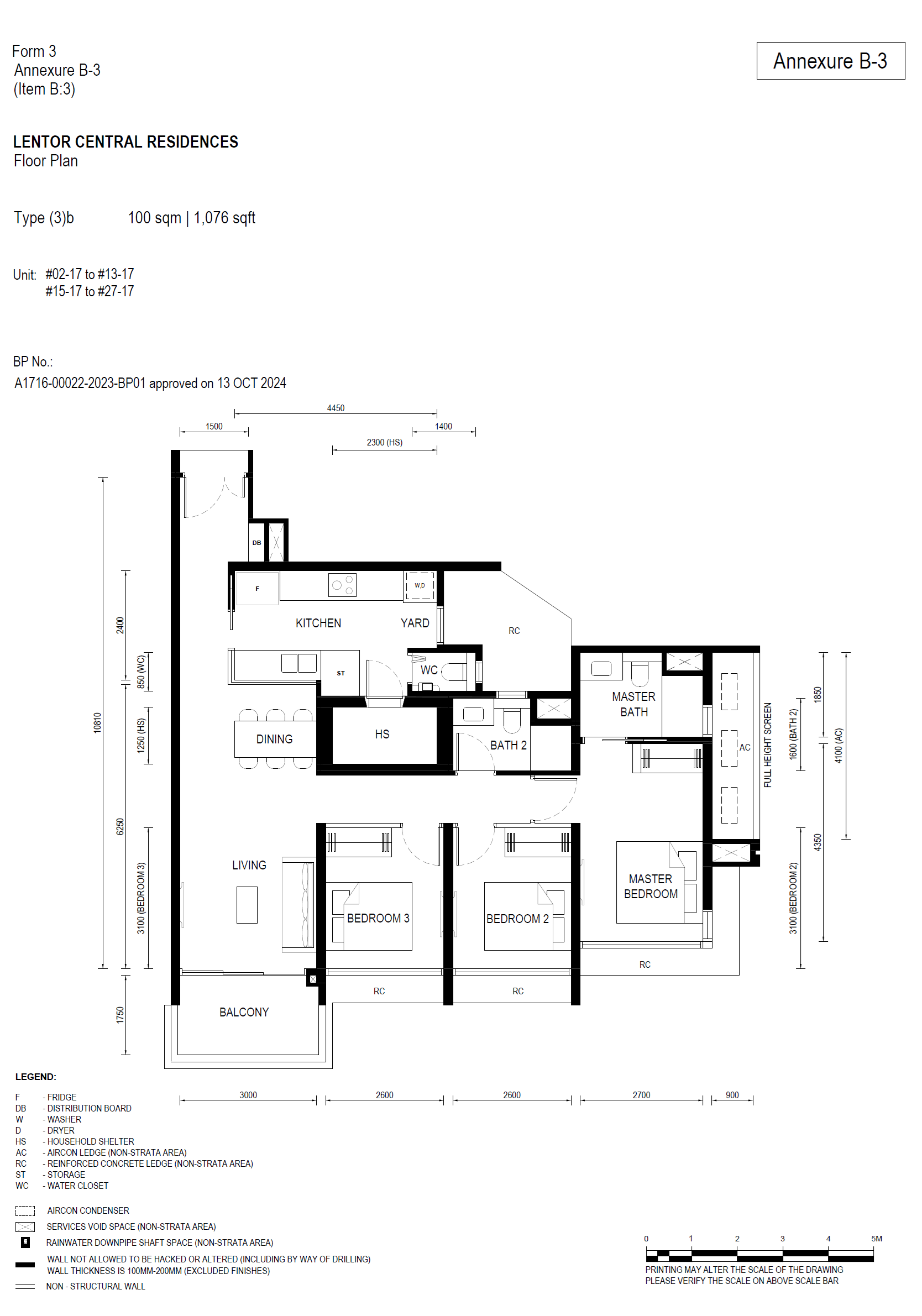 Lentor Central Residences floor plan