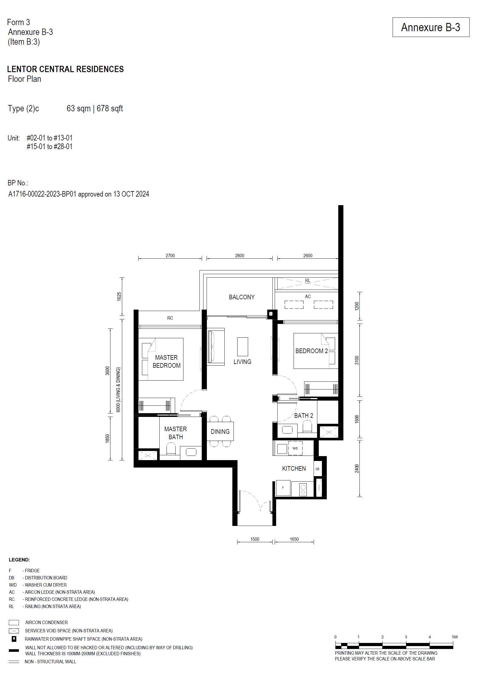 Lentor Central Residences floor plan