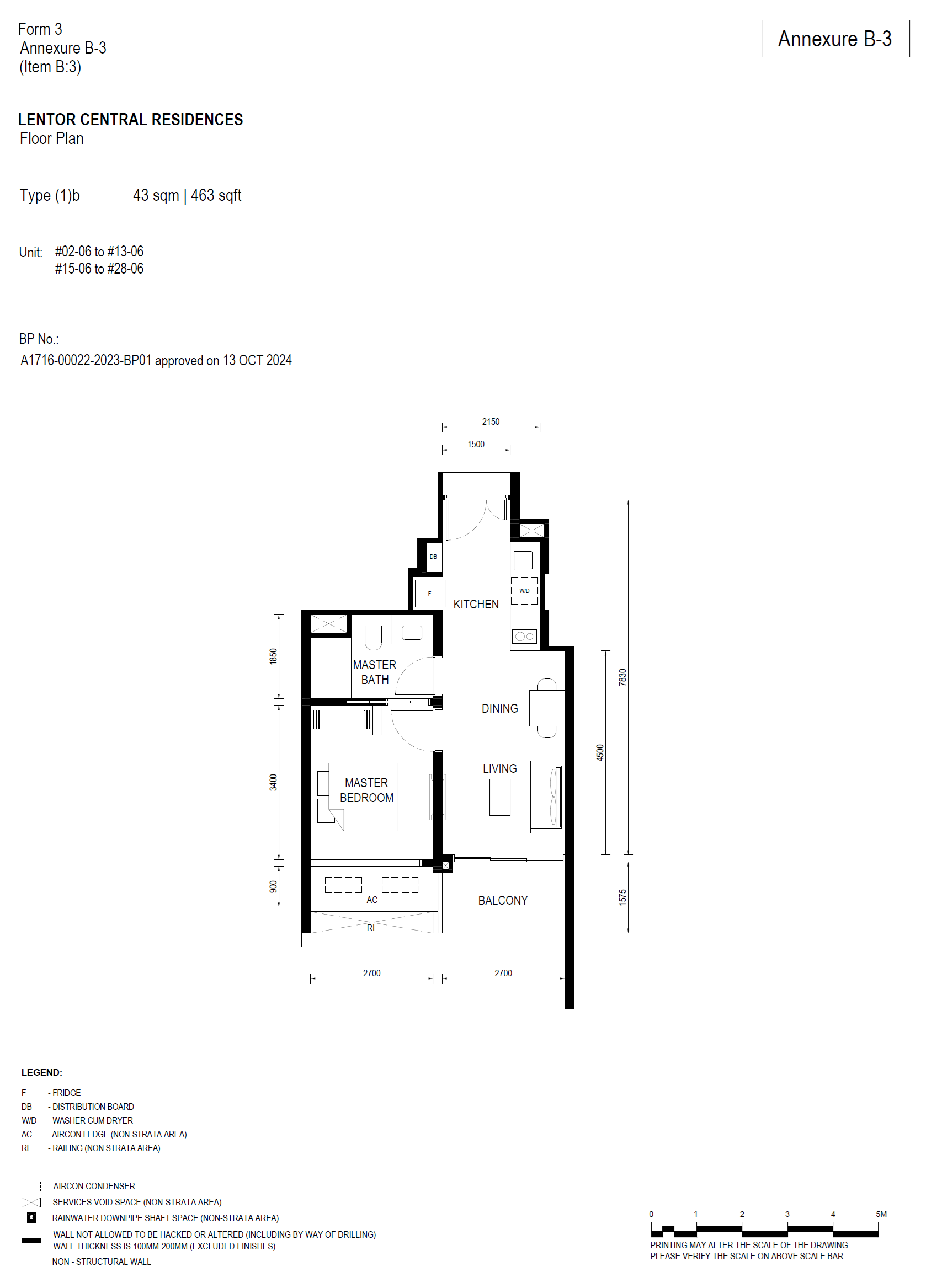 Lentor Central Residences floor plan