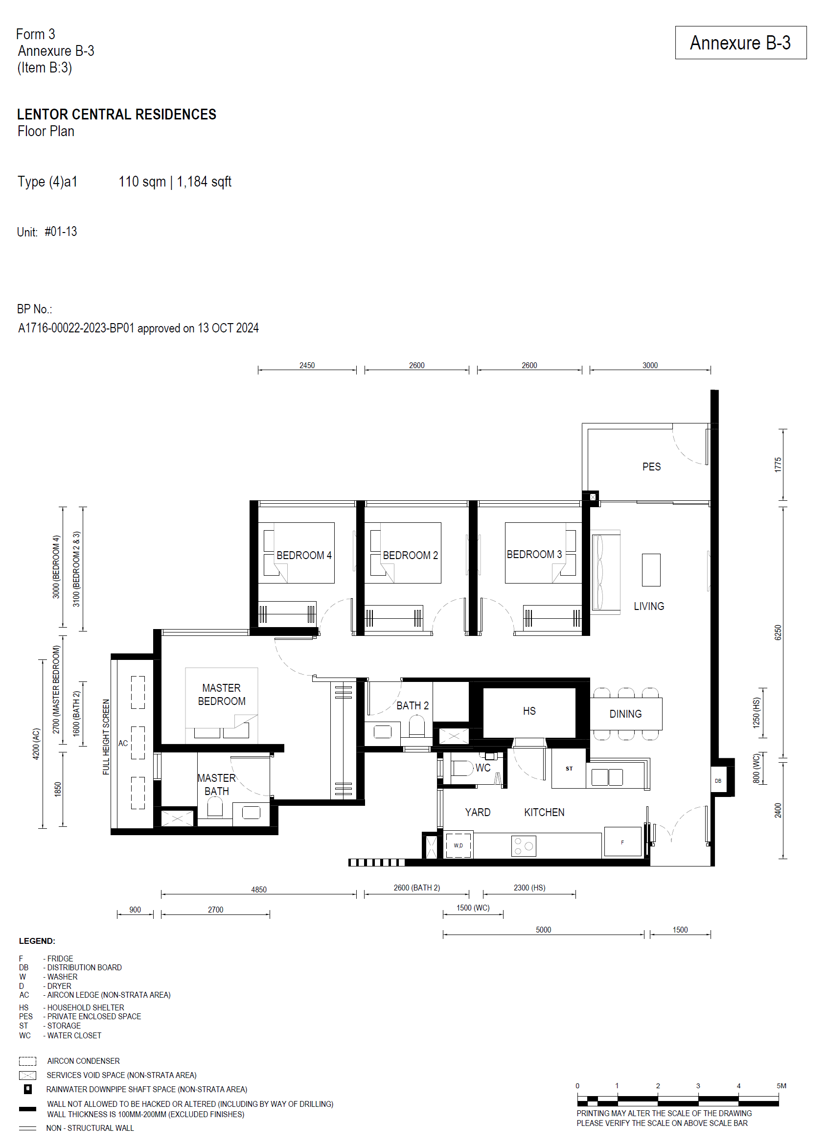 Lentor Central Residences floor plan