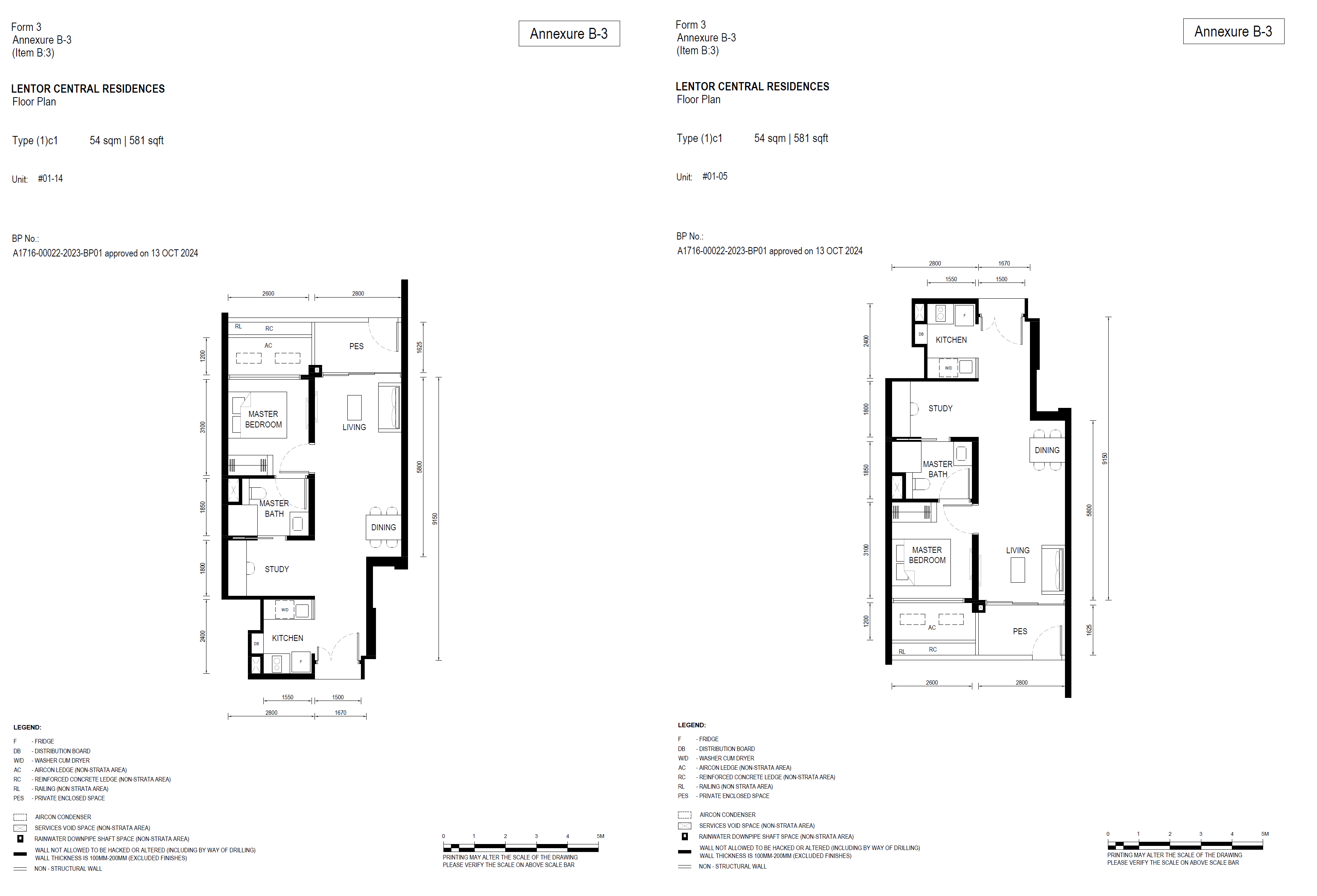 Lentor Central Residences floor plan