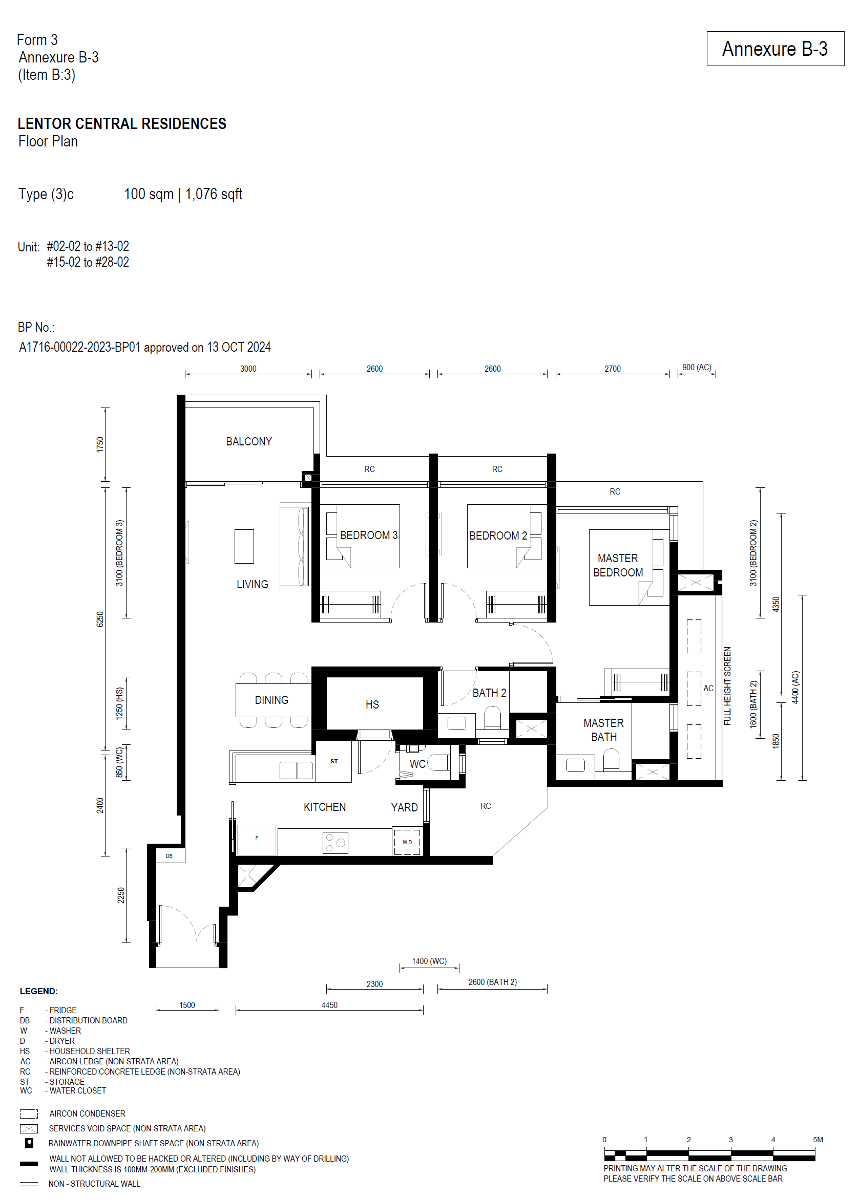 Lentor Central Residences floor plan