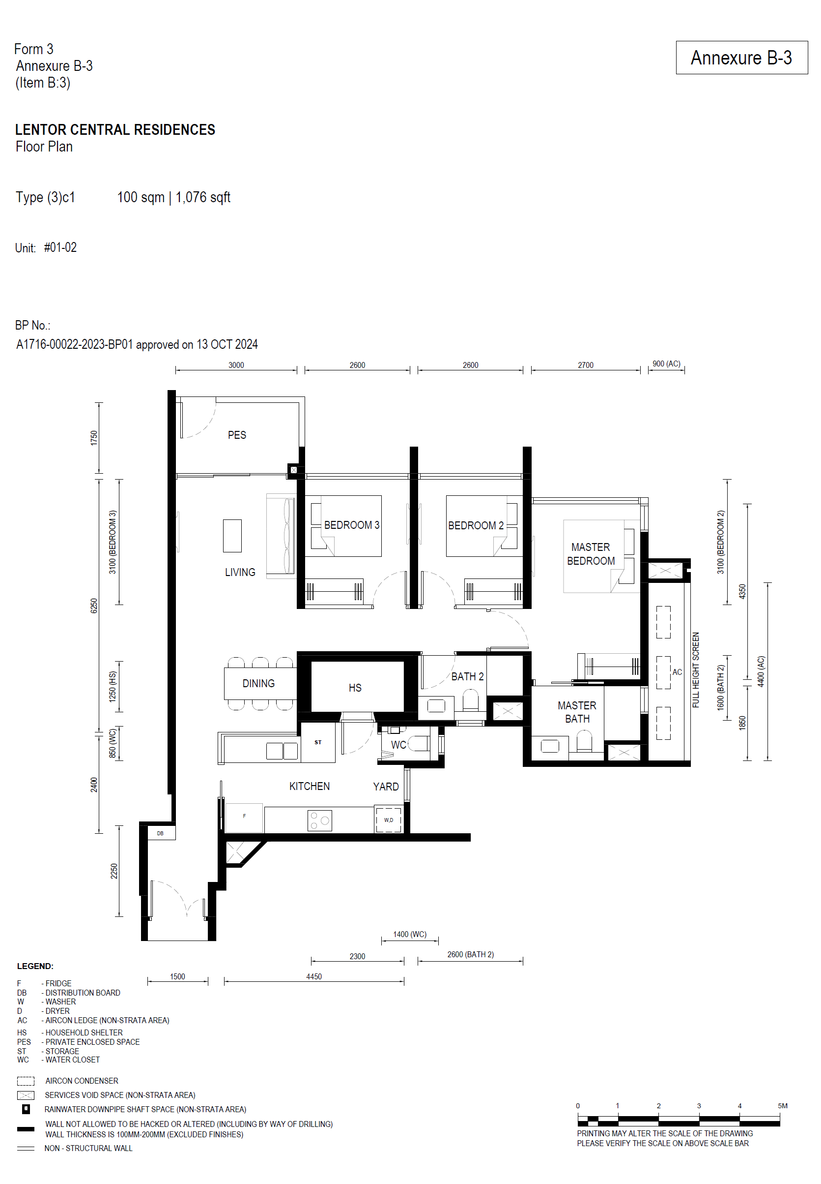 Lentor Central Residences floor plan