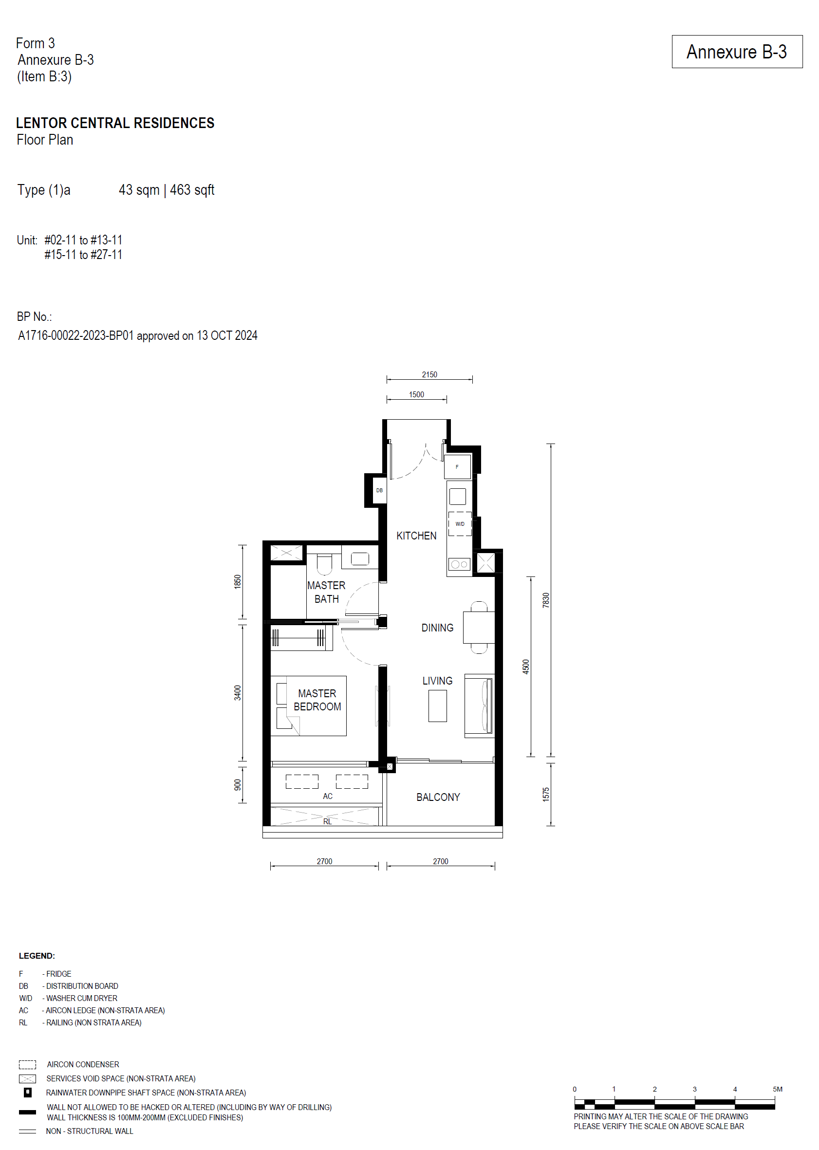 Lentor Central Residences floor plan