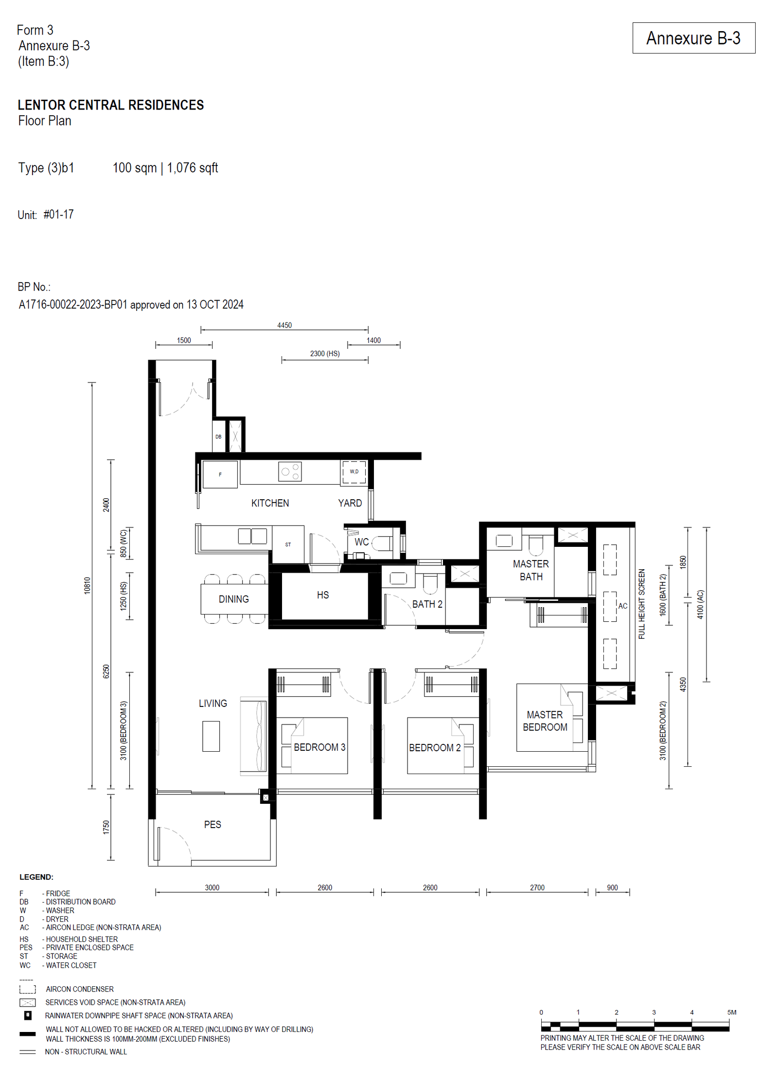 Lentor Central Residences floor plan