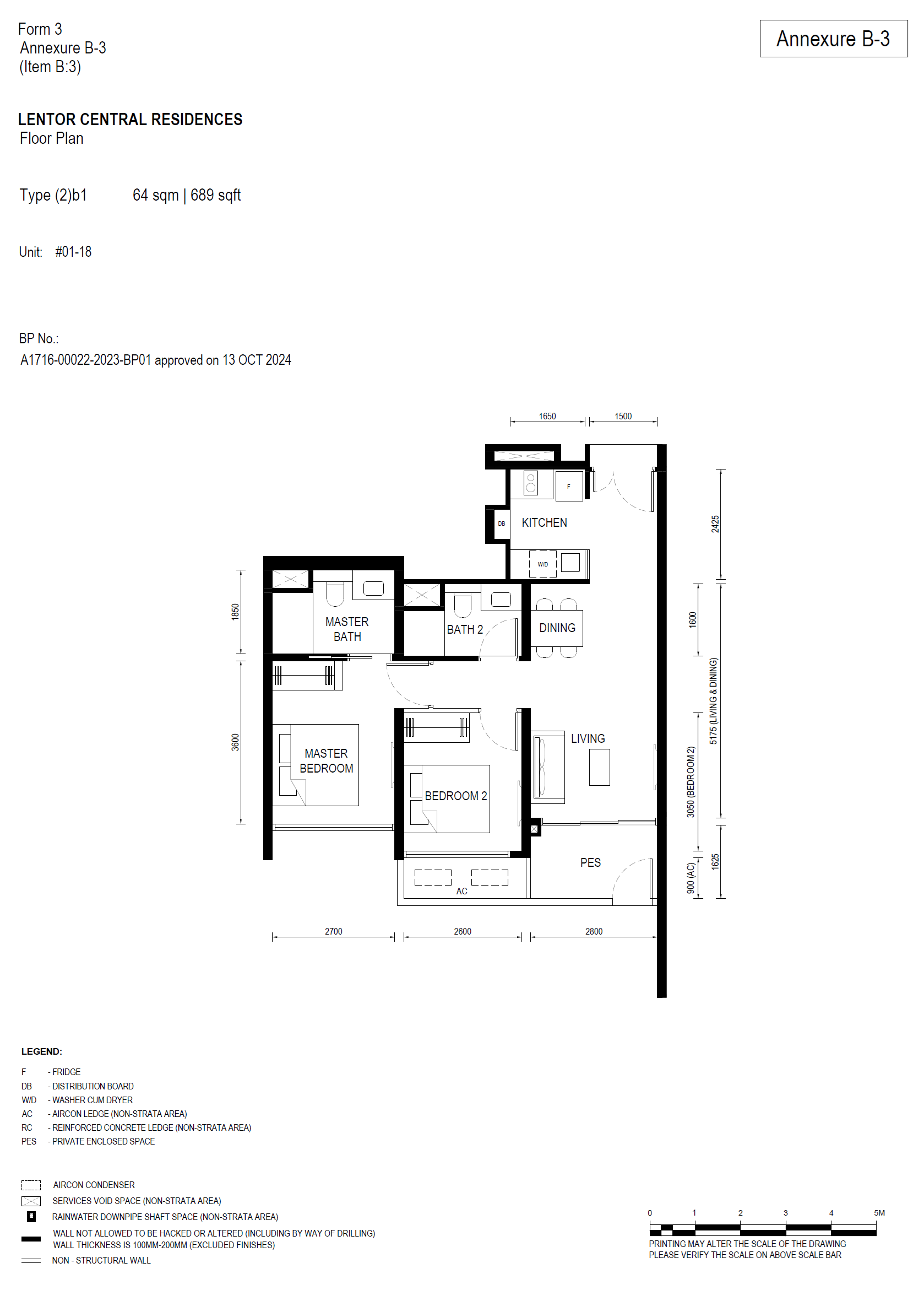 Lentor Central Residences floor plan