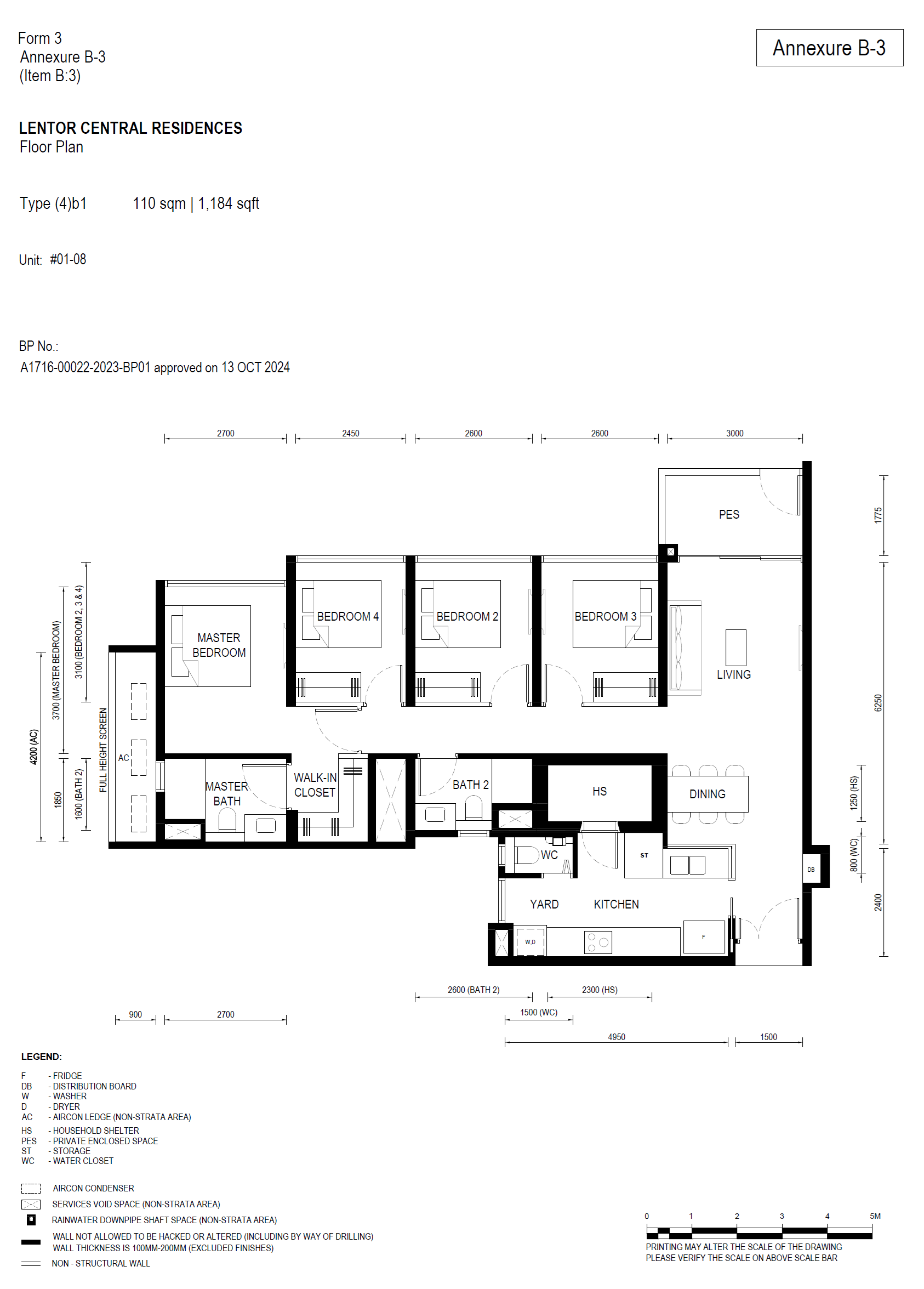 Lentor Central Residences floor plan
