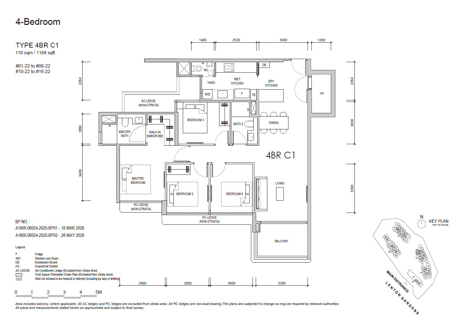 Lentor Gardens Residences floor plan