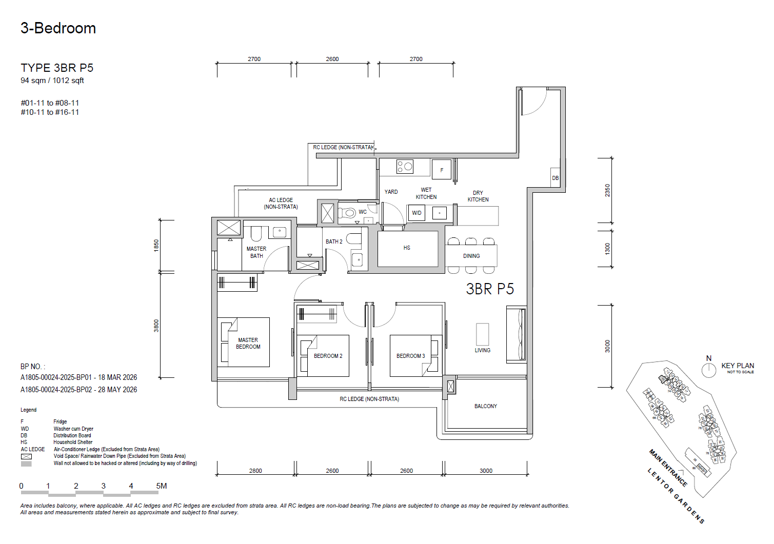 Lentor Gardens Residences floor plan