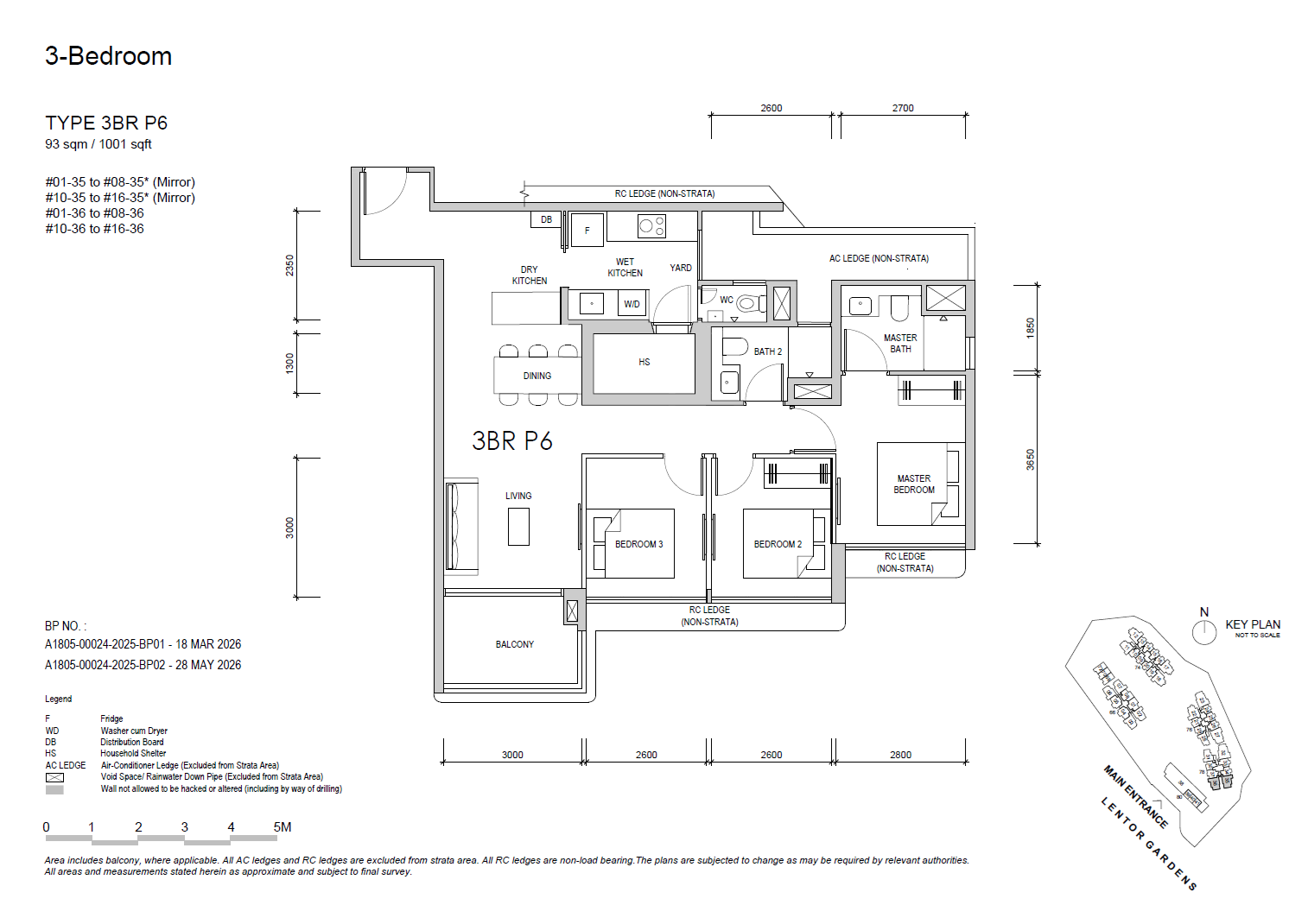 Lentor Gardens Residences floor plan