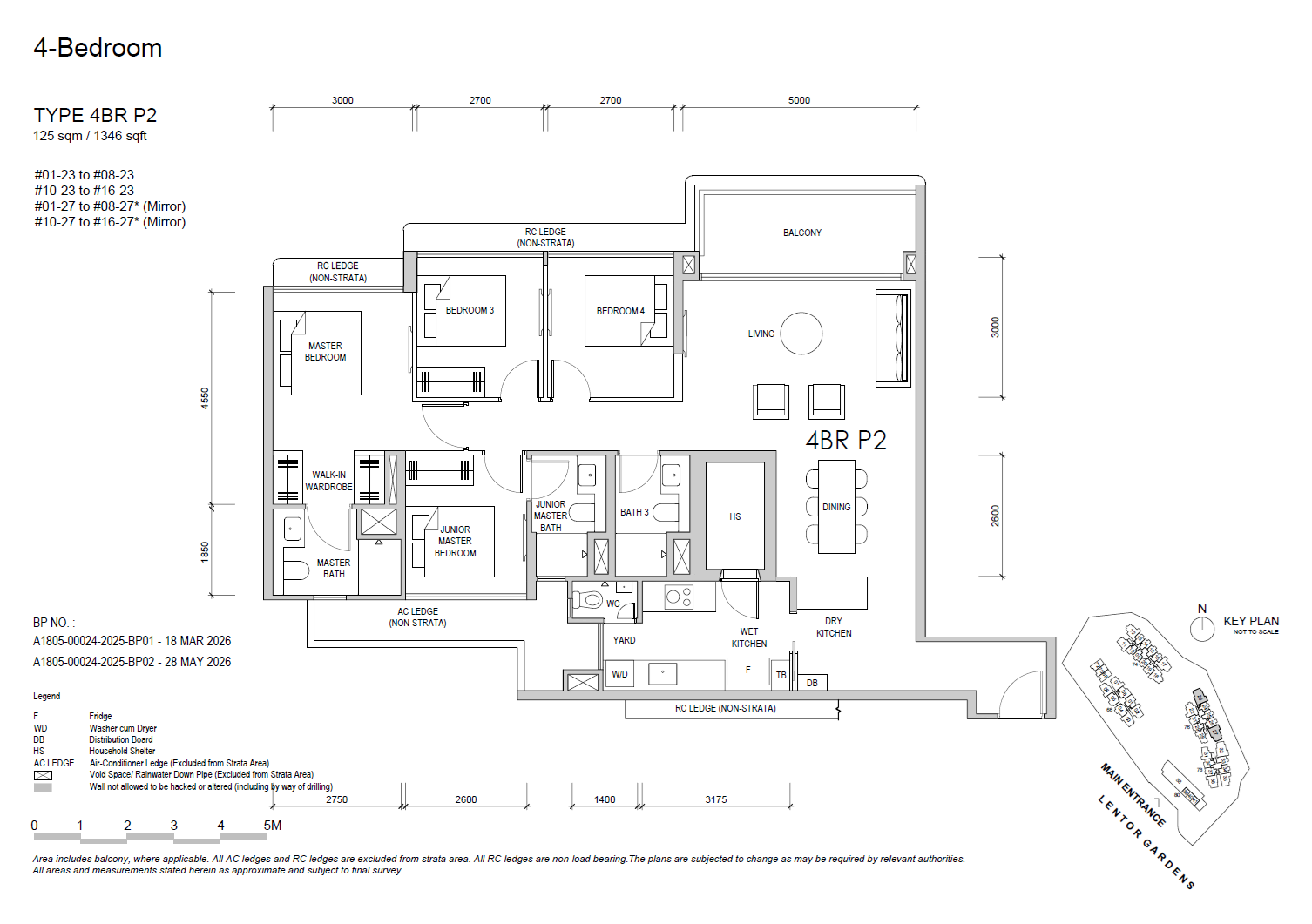 Lentor Gardens Residences floor plan