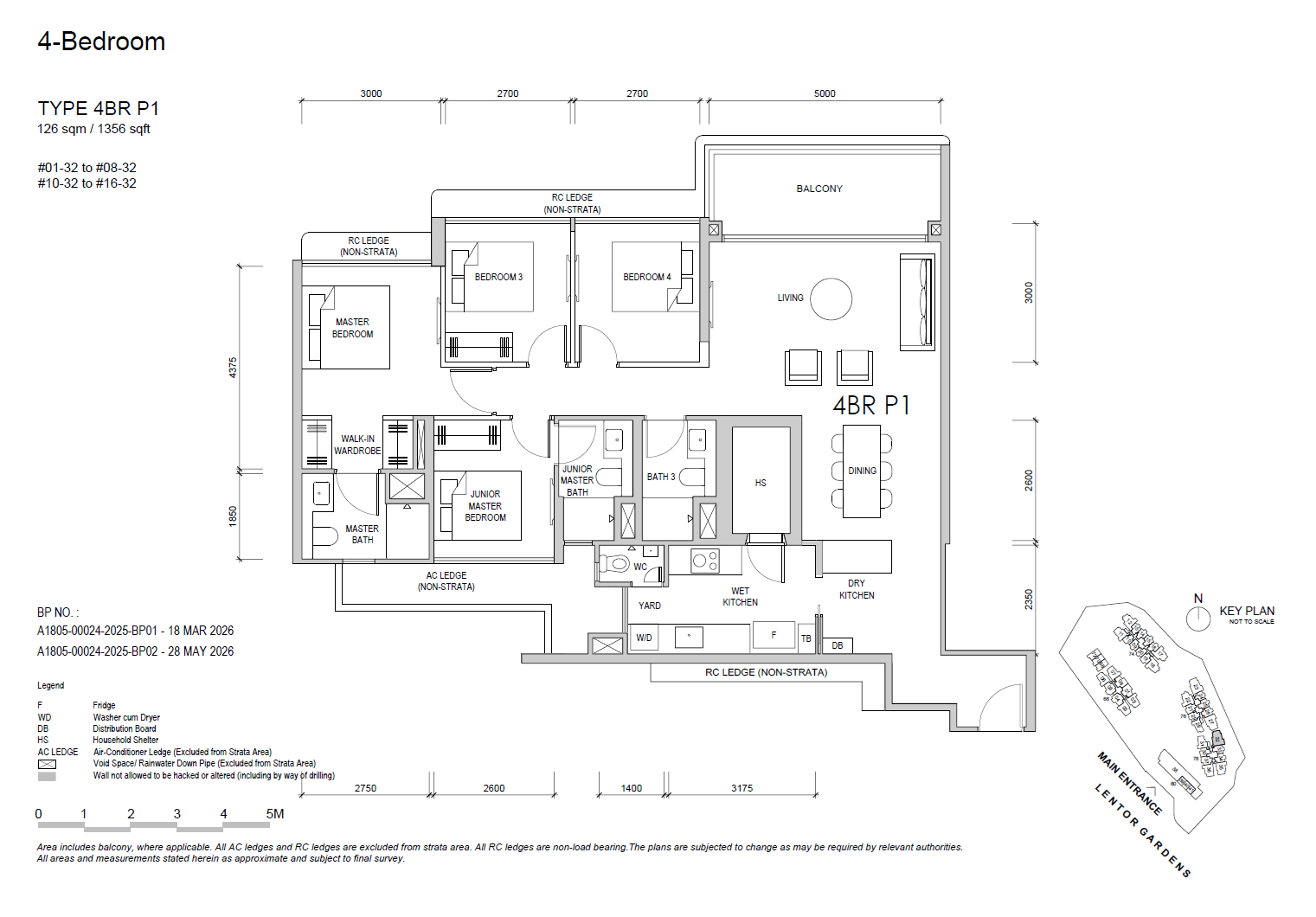 Lentor Gardens Residences floor plan
