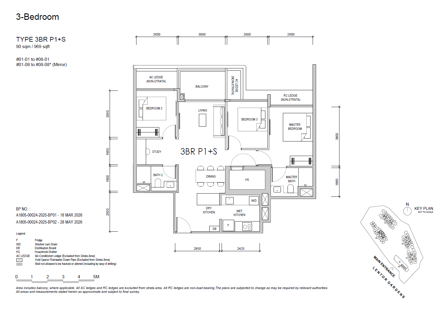 Lentor Gardens Residences floor plan