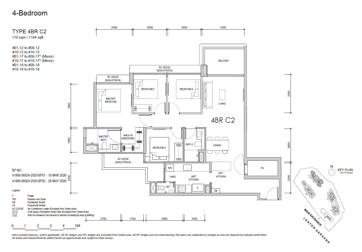 Lentor Gardens Residences floor plan