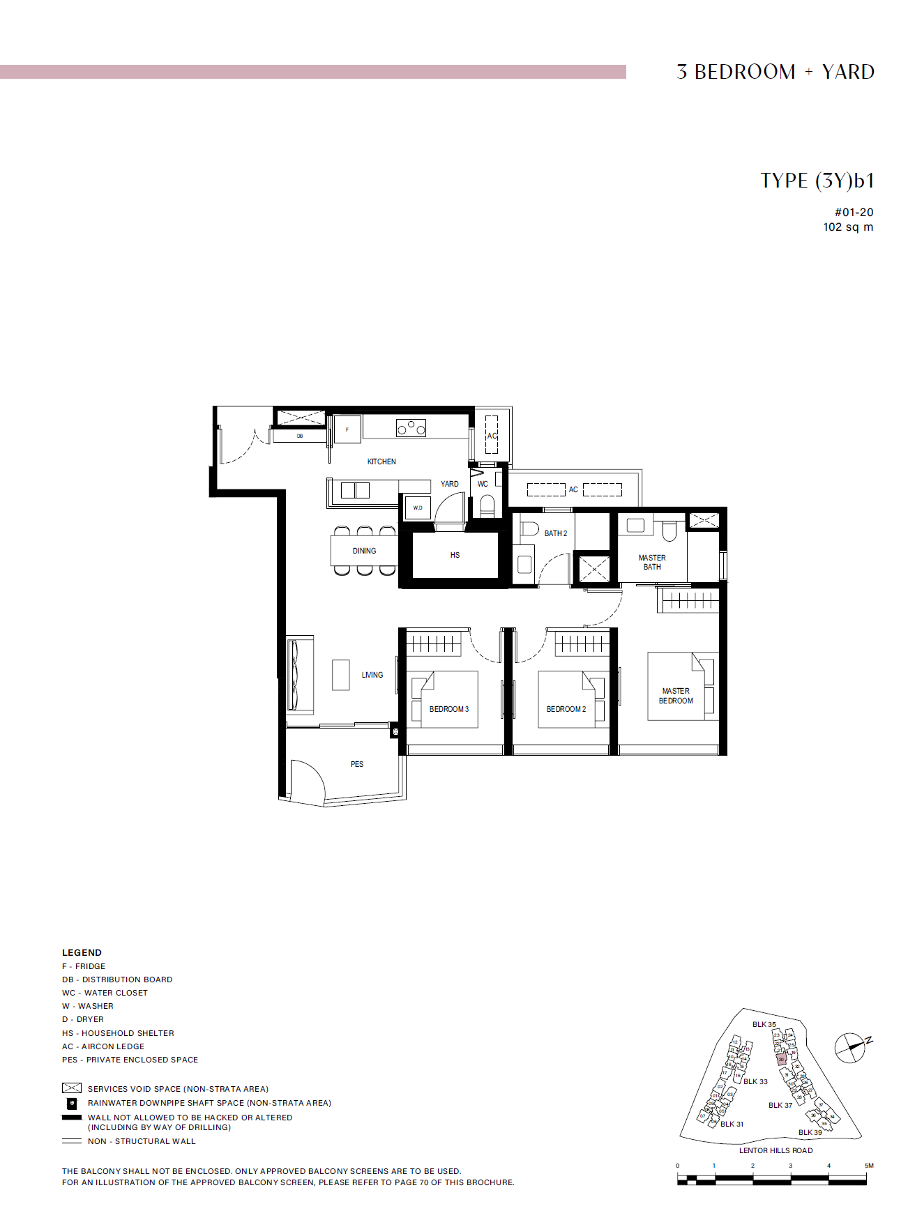 Lentor Hills Residences (3Y)b1 floor plan