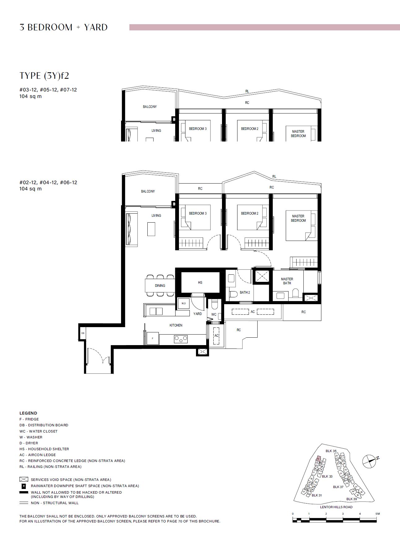 Lentor Hills Residences (3Y)f2 floor plan