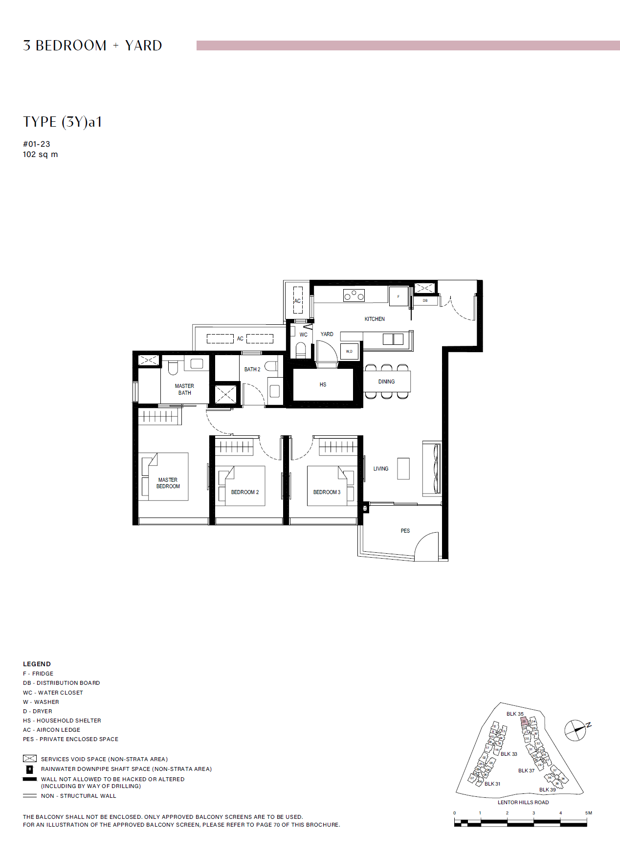 Lentor Hills Residences (3Y)a1 floor plan